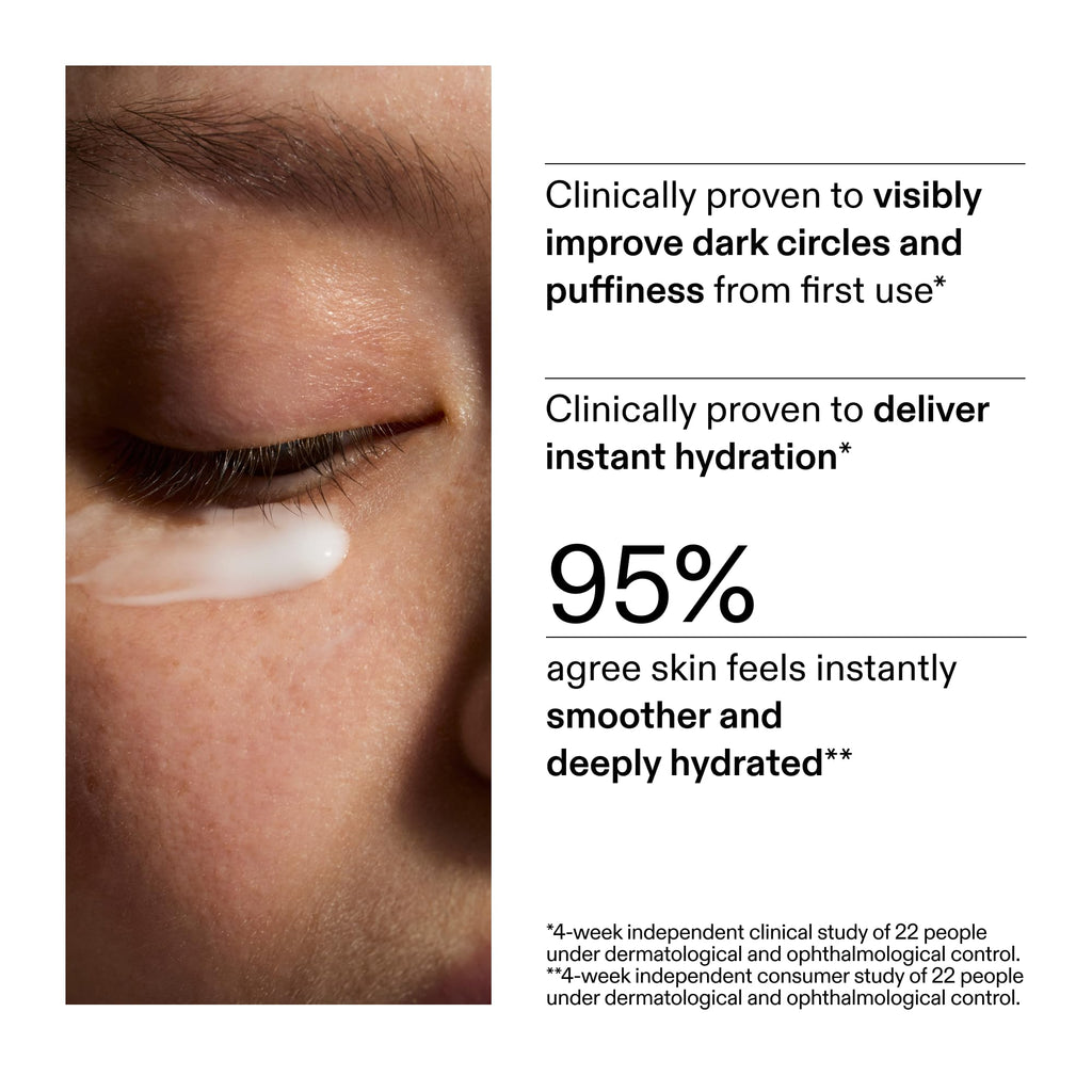 The INKEY List Caffeine Eye Cream, Reduce Eye Puffiness and Dark Circle, Blur Fine Lines, 0.5 fl oz