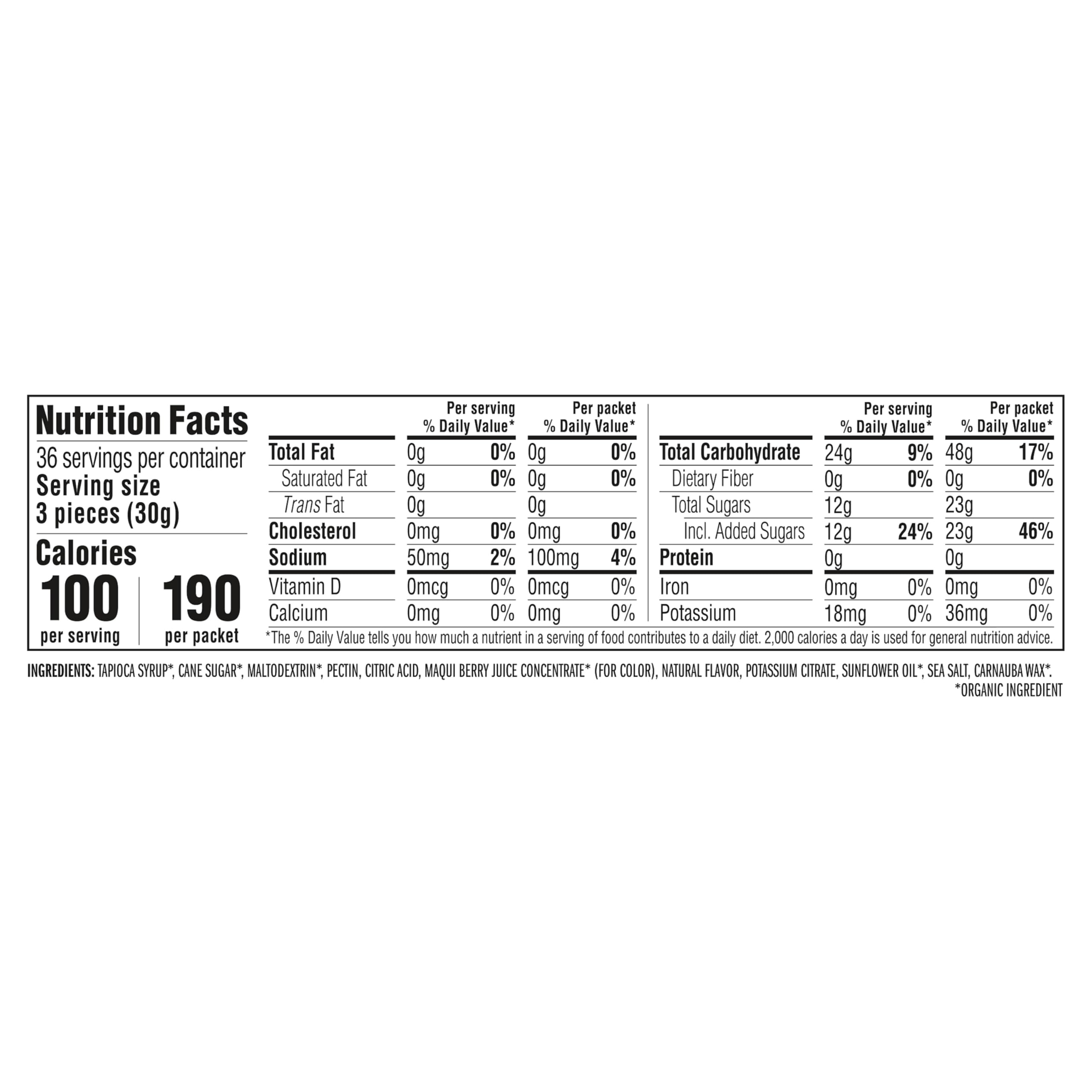 CLIF BLOKS - Mountain Berry Flavor - Energy Chews - Non-GMO - Plant Based - Fast Fuel for Cycling and Running - Quick Carbohydrates and Electrolytes - 2.12 oz. (18 Count)