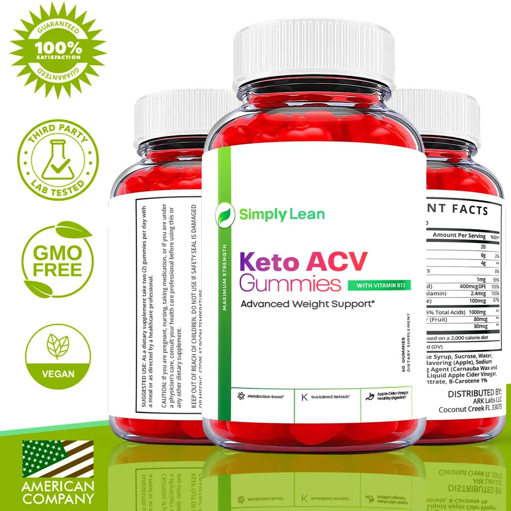 Ark Labs Simply Lean Keto Gummies, Simply Lean Gummies, Simply Lean ACV Gummies Ark Labs Au supplements