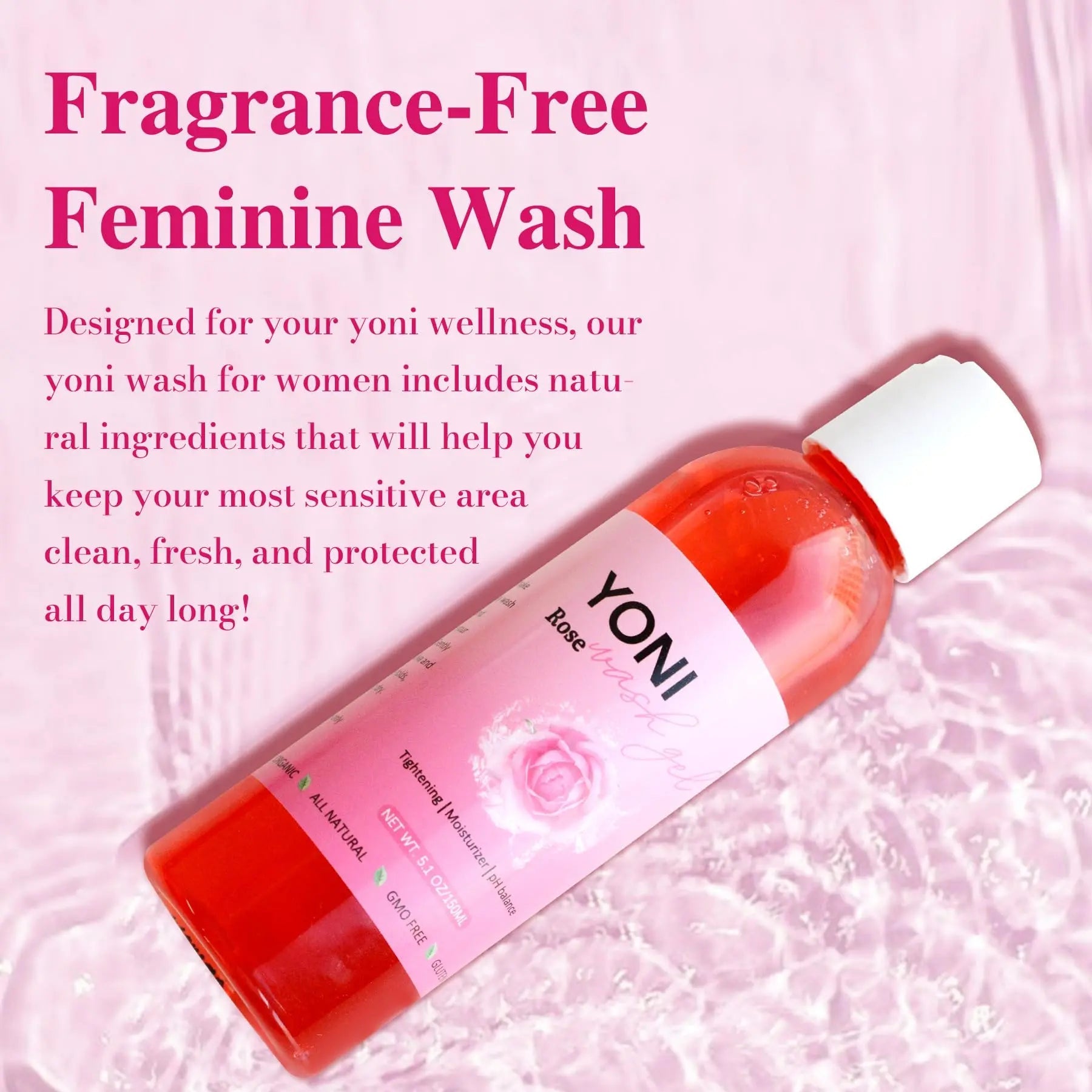 Aromlife Rose Yoni daily Wash Set - Yoni Oil & Yoni Bar & Yoni Feminine Wash, Ph Balance for Women Aromlife Au supplements