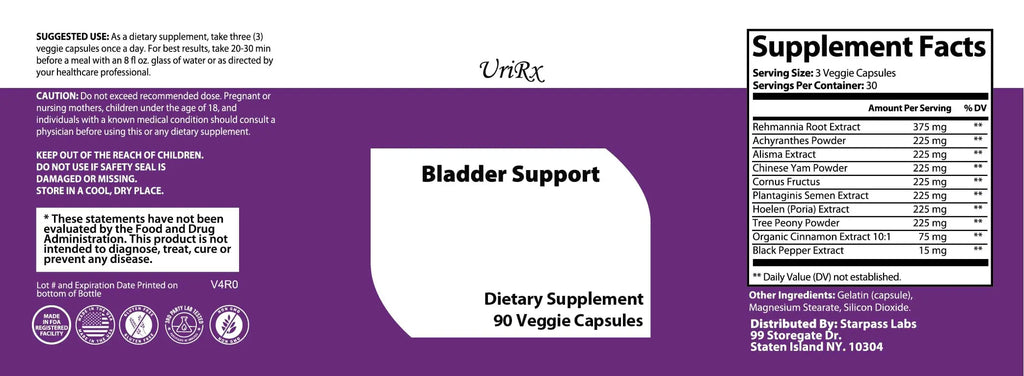 StarPass Labs Bladder Ultra Control Support and Promote Healthy Bladder Function, Help Maintain Bladder Control and Reduce Frequency, Urinary Leak - 90 Count StarPass Labs Au supplements