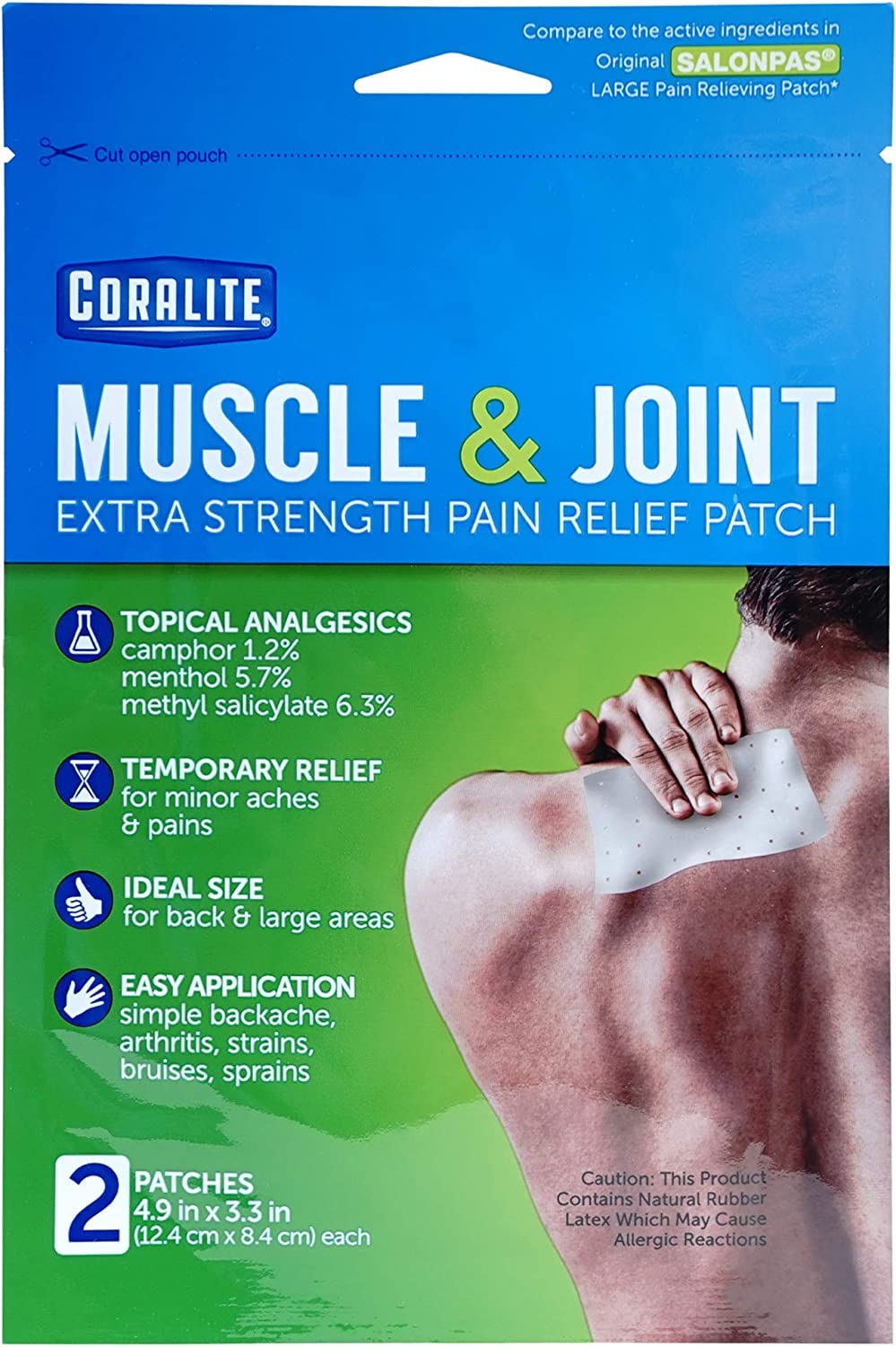 Great Lakes Wholesale 8070790155 2Ct Heat Pain Patch Health Products Coralite Au supplements