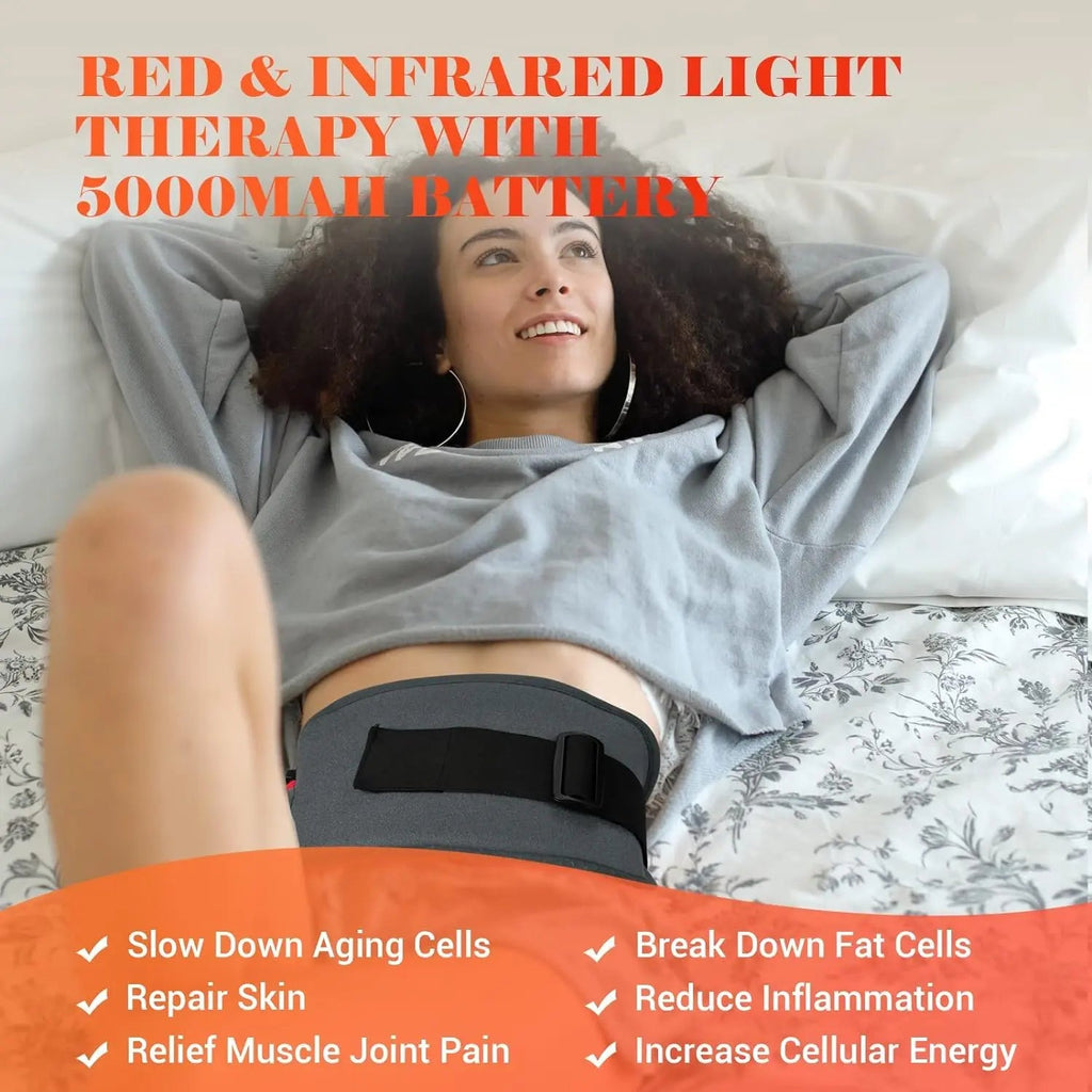 Comfytemp Red Light Therapy Belt, Cordless Infrared Red Light Therapy for Body Device, Wearable Red Comfytemp Au supplements