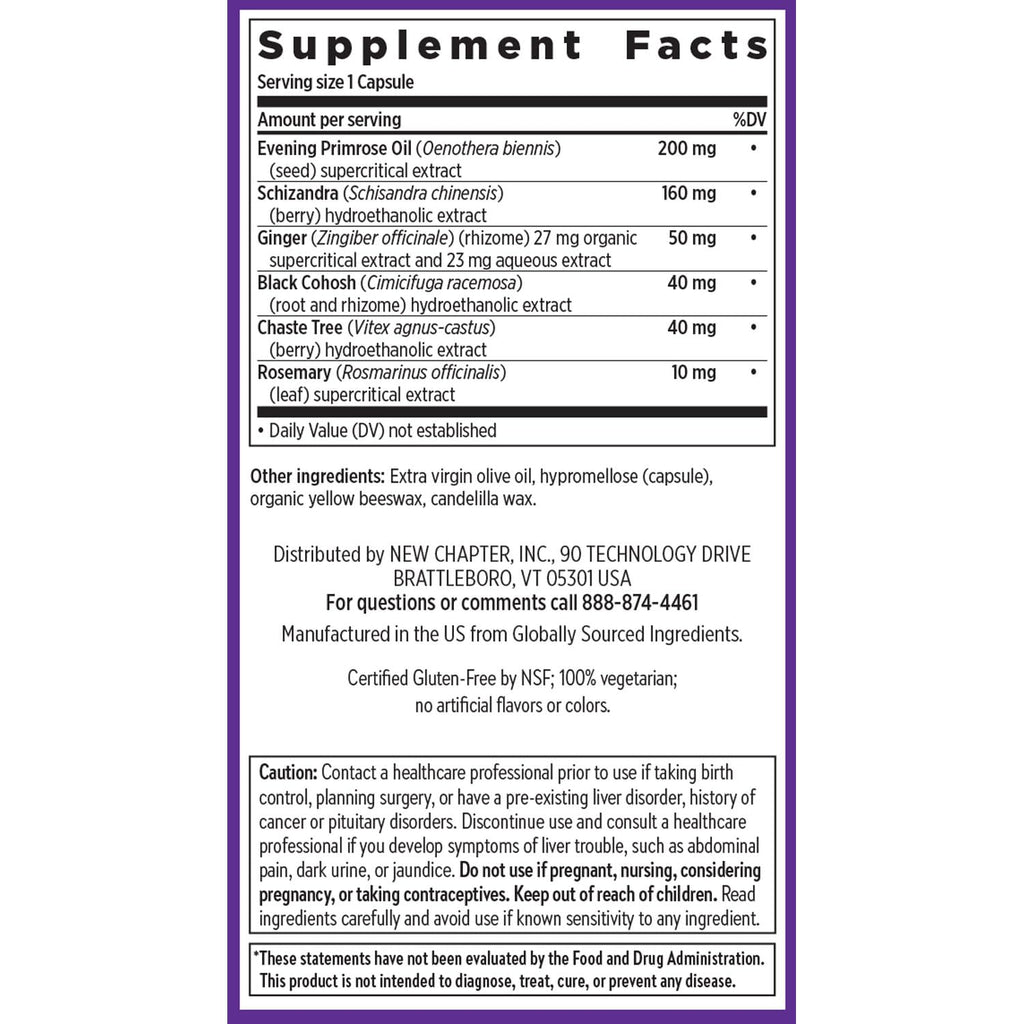 New Chapter Menopause Supplement - Estrotone Herbal Hormone Balance for Women in Perimenopause, with Black Cohosh for Hot Flash Relief & to Reduce Night Sweats + Vitex, No Added Hormones - 30 ct New Chapter Au supplements