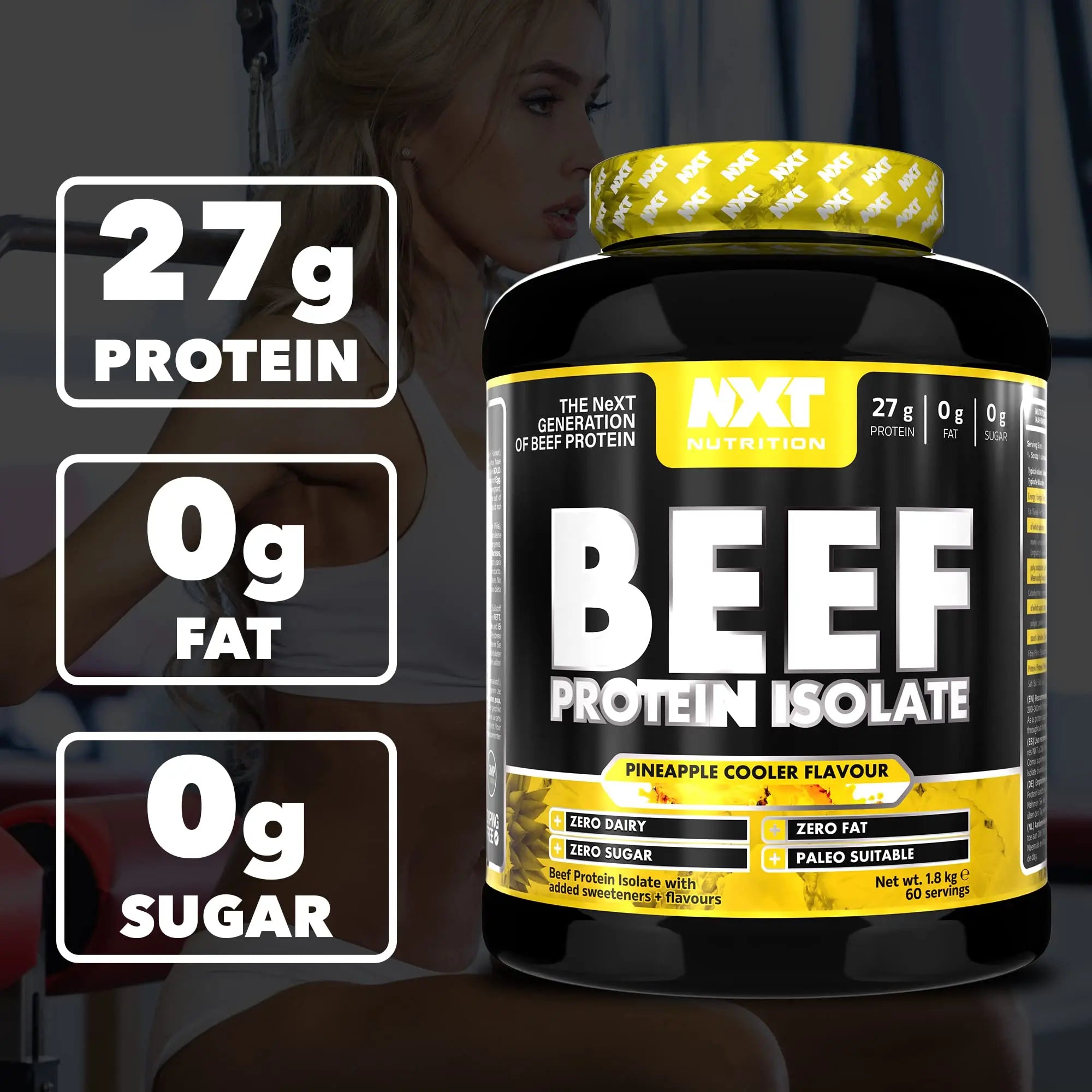 NXT Nutrition Beef Protein Isolate Powder - Protein Powder High in Natural Amino Acids NXT Nutrition Au supplements
