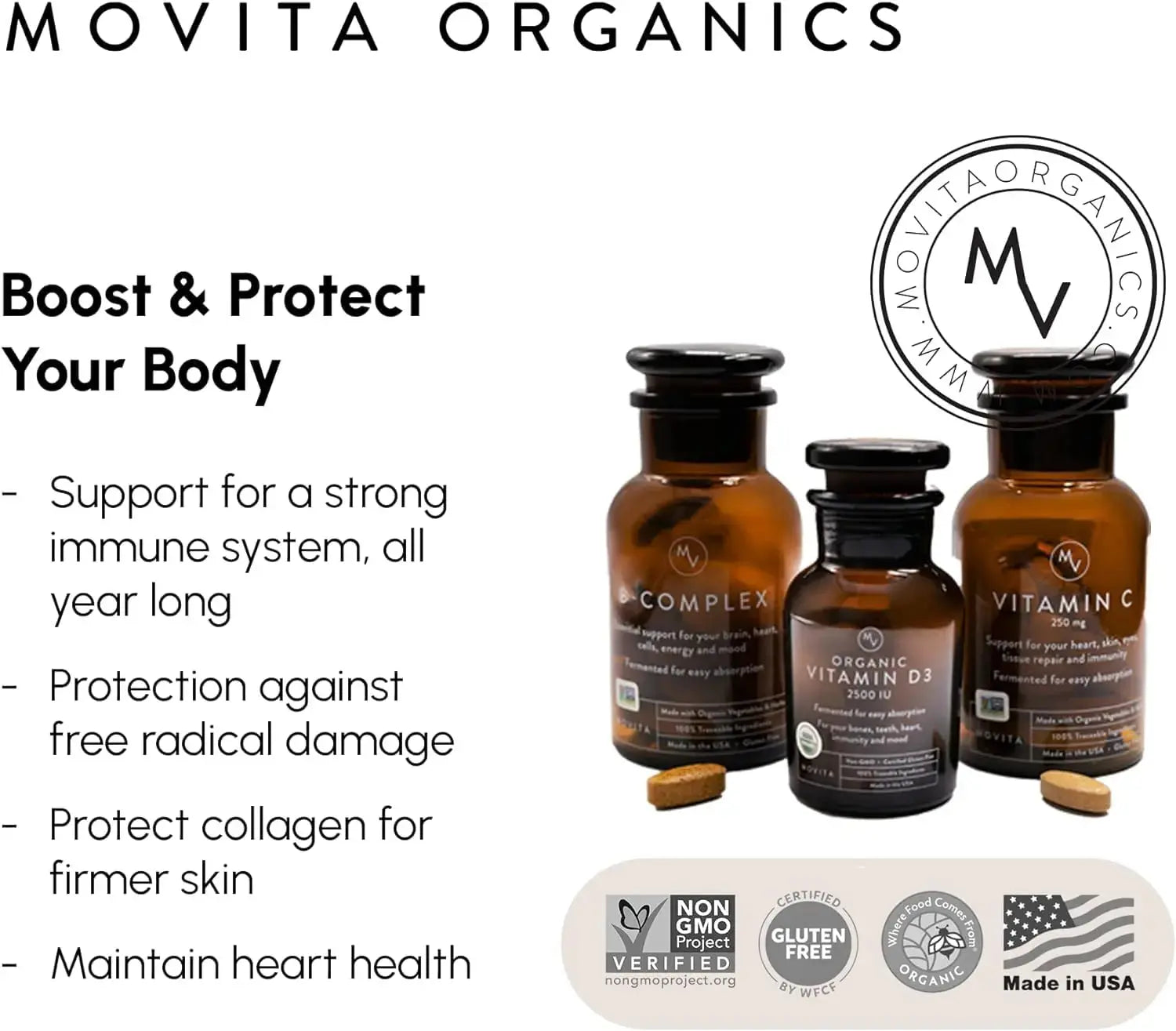 Movita Women’s Daily Multivitamin - Organic Fermented Whole Foods for Enhanced Energy, Immunity & Vitality - Vegan Movita Au supplements