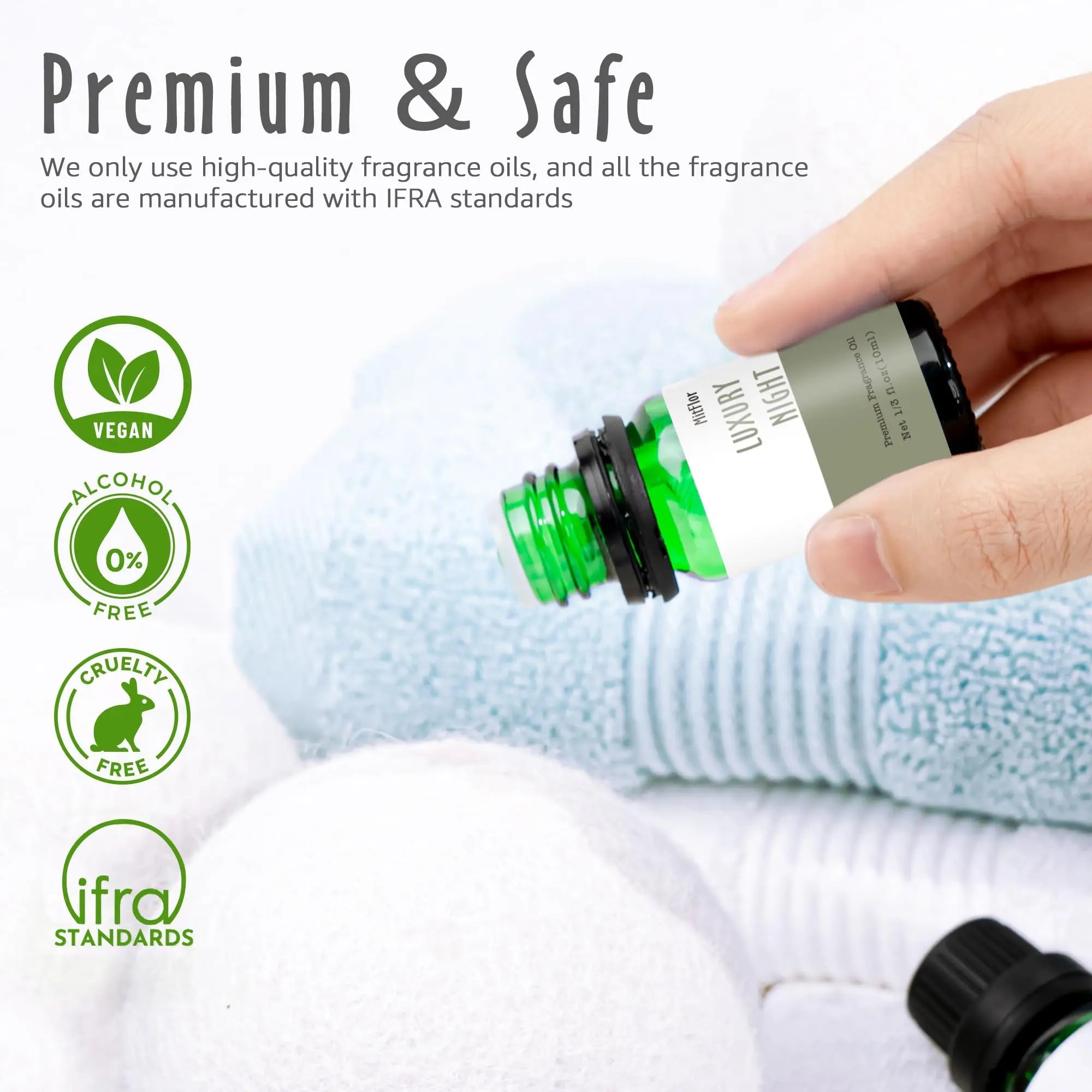 Fragrance Oils, MitFlor Hotel Collection Diffuser Oil for Home, Soap & Candle Making Scents MitFlor Au supplements