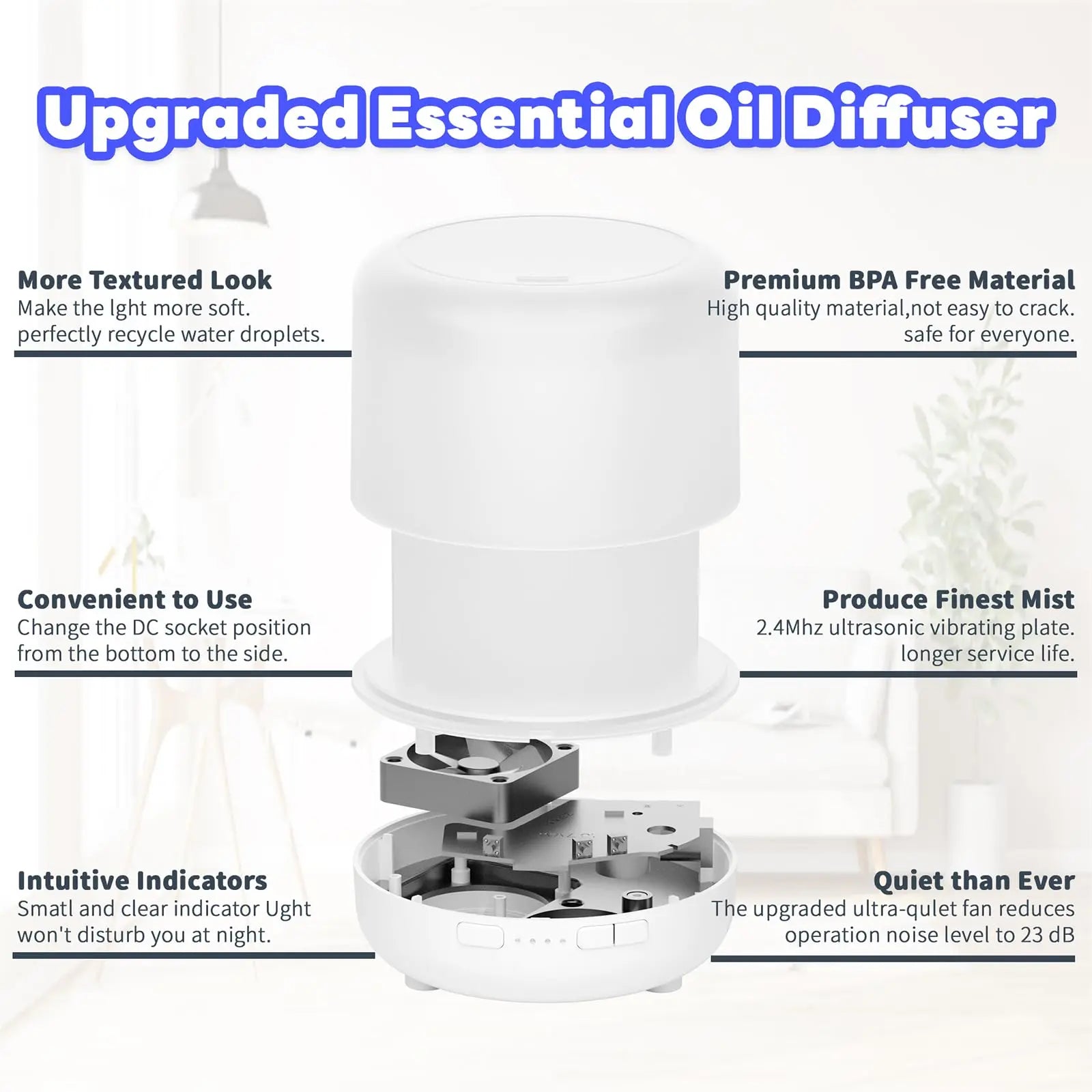 Otheya Scent Essential Oil Diffuser 2 Pack 200 ML Ultrasonic Cool Mist Humidifiers and Aroma Diffuser Otheya Au supplements