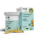 resB Lung Support Probiotic Supplement - Lung Health Supplement for Smokers, Gut Health, Immune & Digestive Support, Respiratory Care, Holy Basil & Turmeric, Clinically Trialed - 60 Capsules ResBiotic Au supplements