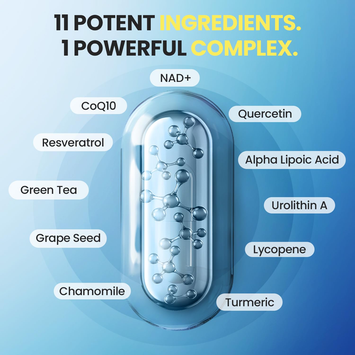 Liposomal NAD+ Supplement Extra Strength | Urolithin A, Resveratrol, CoQ10 - Women & Men - ALA, Green Tea, Quercetin, Lycopene | High Purity, Energy & Regeneration - Made in USA – 60ct Vitamax Au supplements