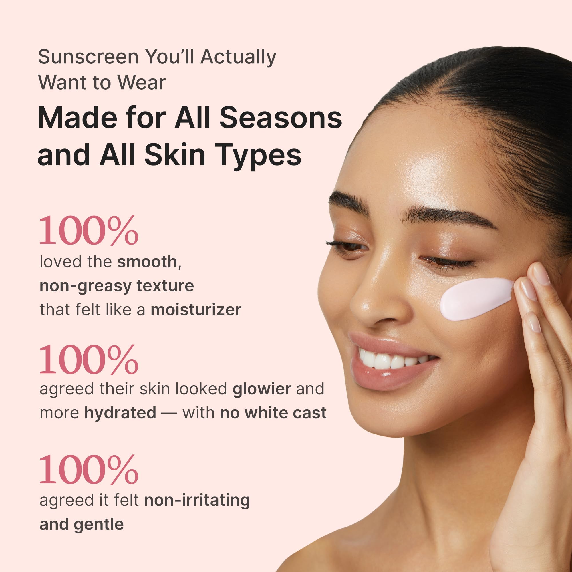 medicube No Cast Just Glow Collagen Sunscreen | SPF 50 Broad Spectrum Face Sunscreen