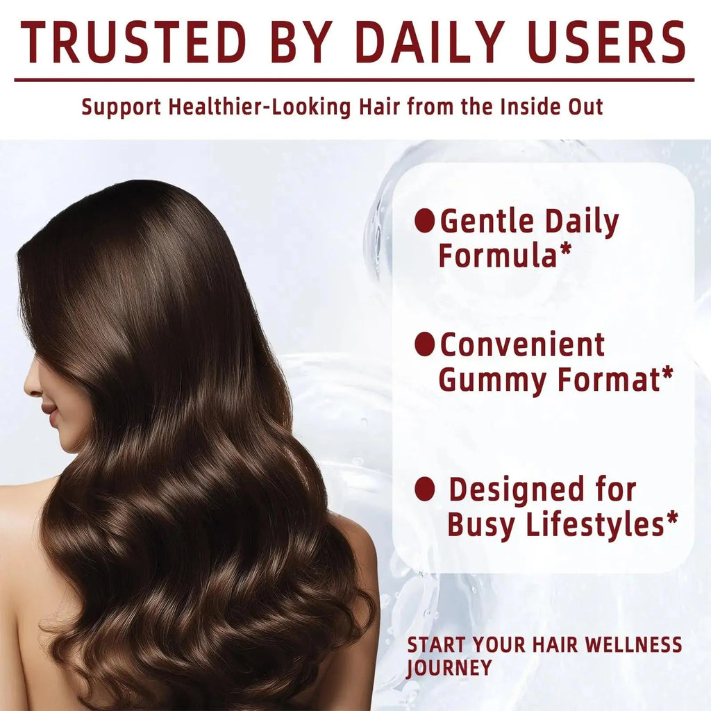 YYLLYY Hair Growth Vitamins Gummies | with Biotin, Vitamin C & E, Botanical Extracts | Supports Healthy Hair Growth & Strength, Skin & Nail Care YYLLYY Au supplements