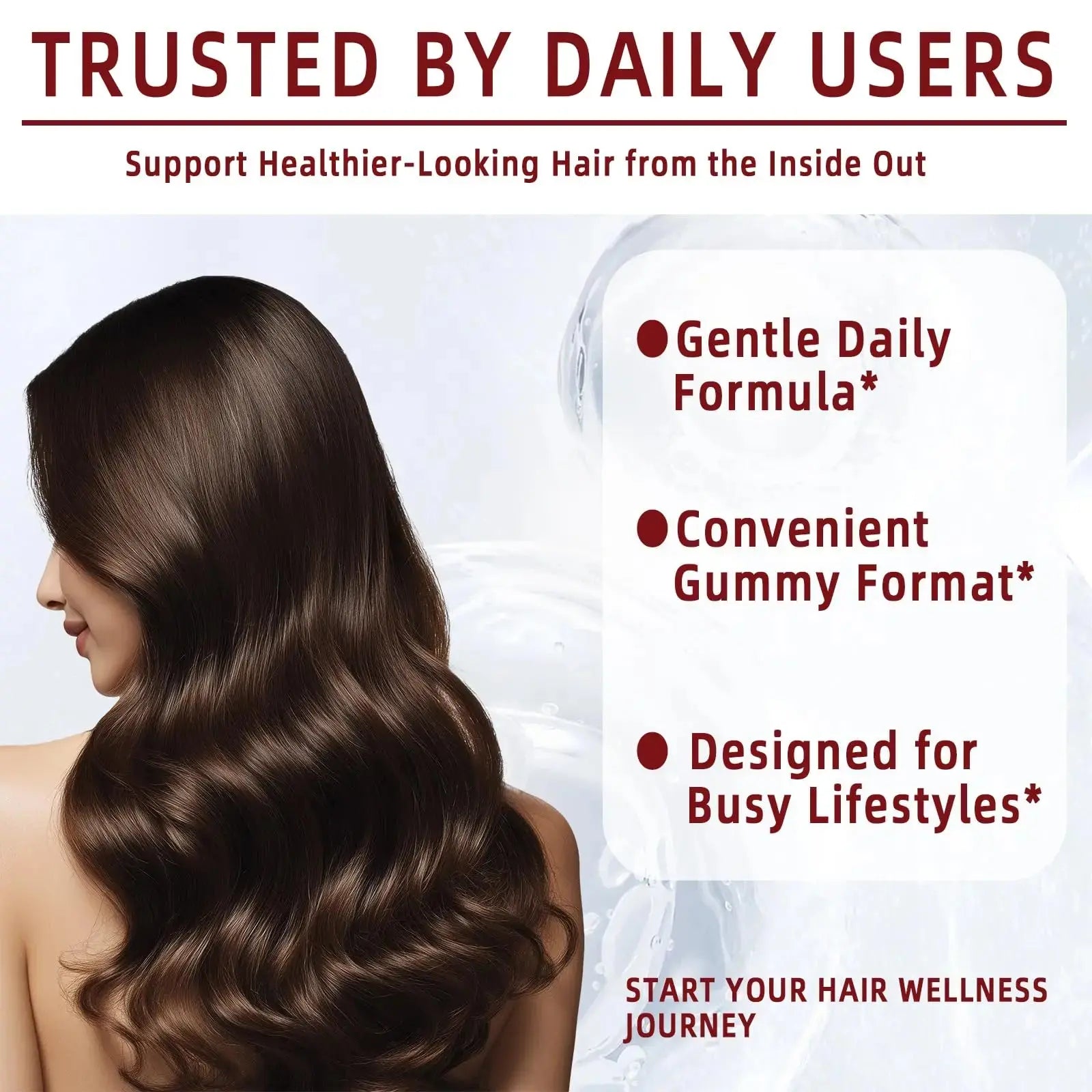 YYLLYY Hair Growth Vitamins Gummies | with Biotin, Vitamin C & E, Botanical Extracts | Supports Healthy Hair Growth & Strength, Skin & Nail Care YYLLYY Au supplements