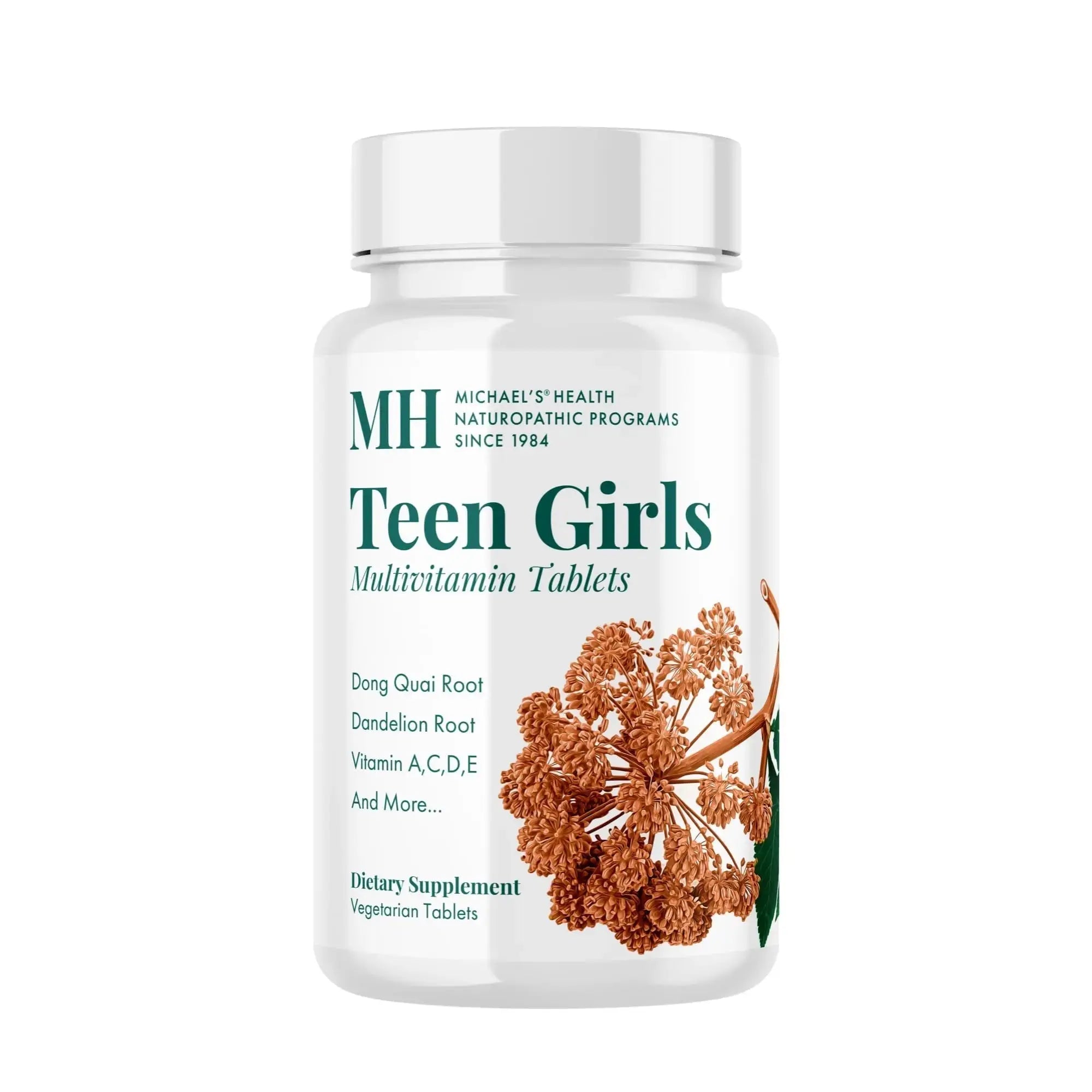 MICHAEL'S Health Naturopathic Programs Teen Girls Multivitamin - 90 Vegetarian Tablets - with B Complex Vitamins MICHAEL'S Au supplements