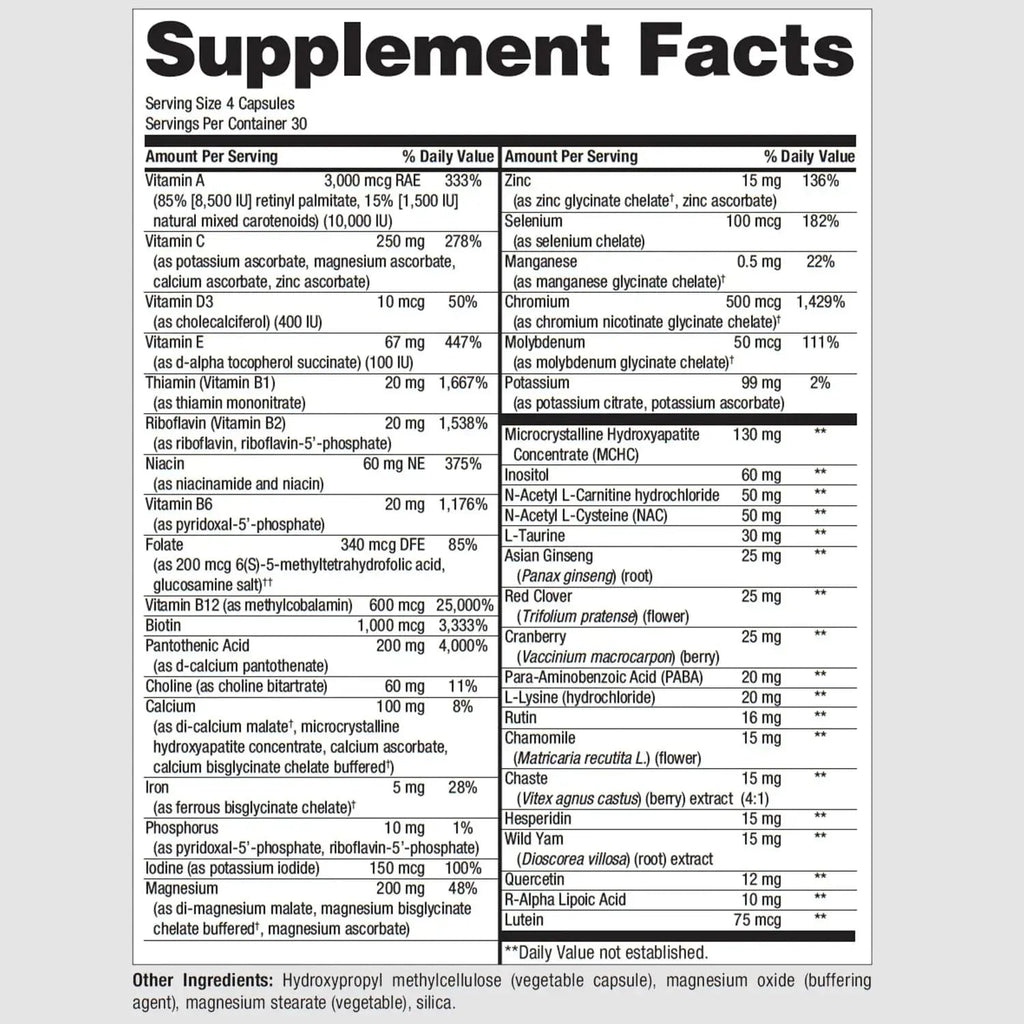 PureFormulas PureMulti for Women - Comprehensive Multivitamin for Women with Essential Nutrients and Herbal Support Womens Daily Multivitamins PureFormulas Au supplements