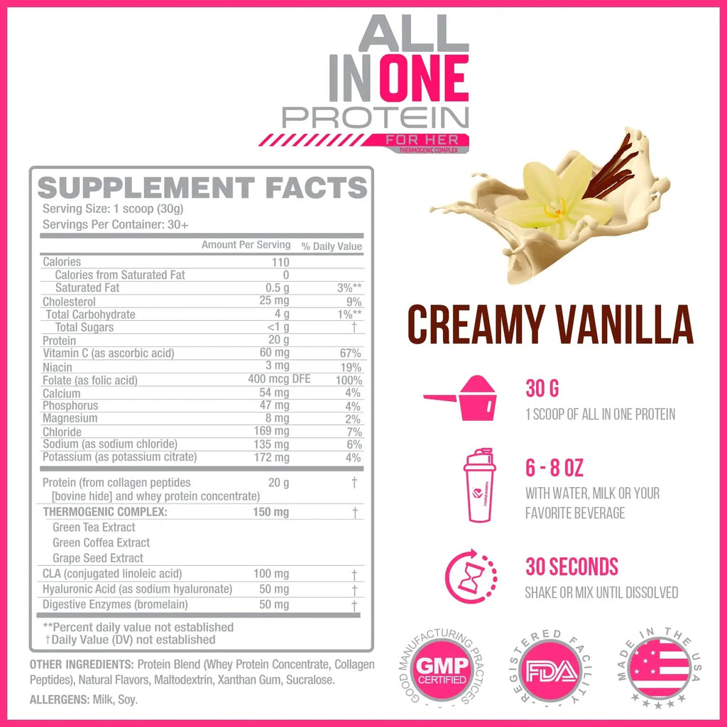 Forzagen All in One Protein for Her, Protein Powder for Women with Collagen Peptides Forzagen Au supplements