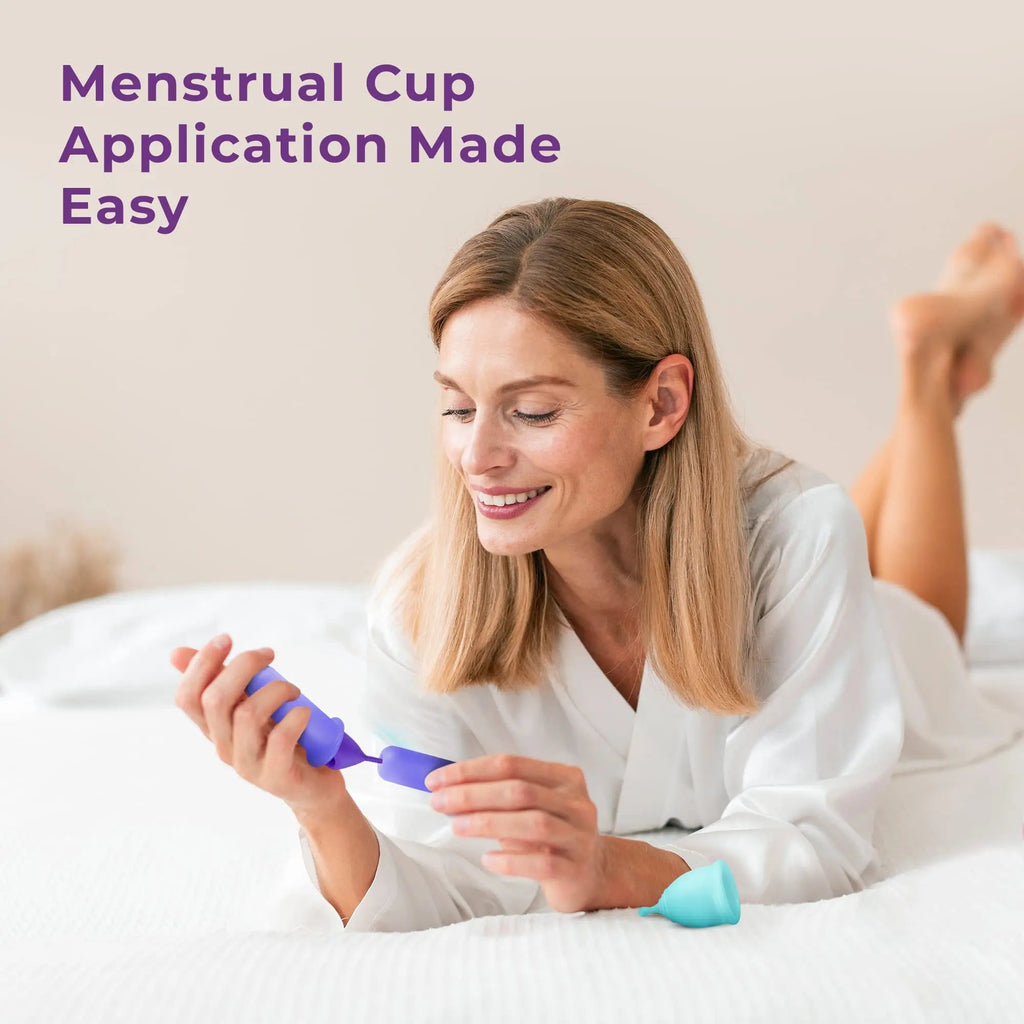 Ecoblossom Menstrual Cup Applicator Tool - Comfortable & Easy Insertion - Compatible EcoBlossom Au supplements
