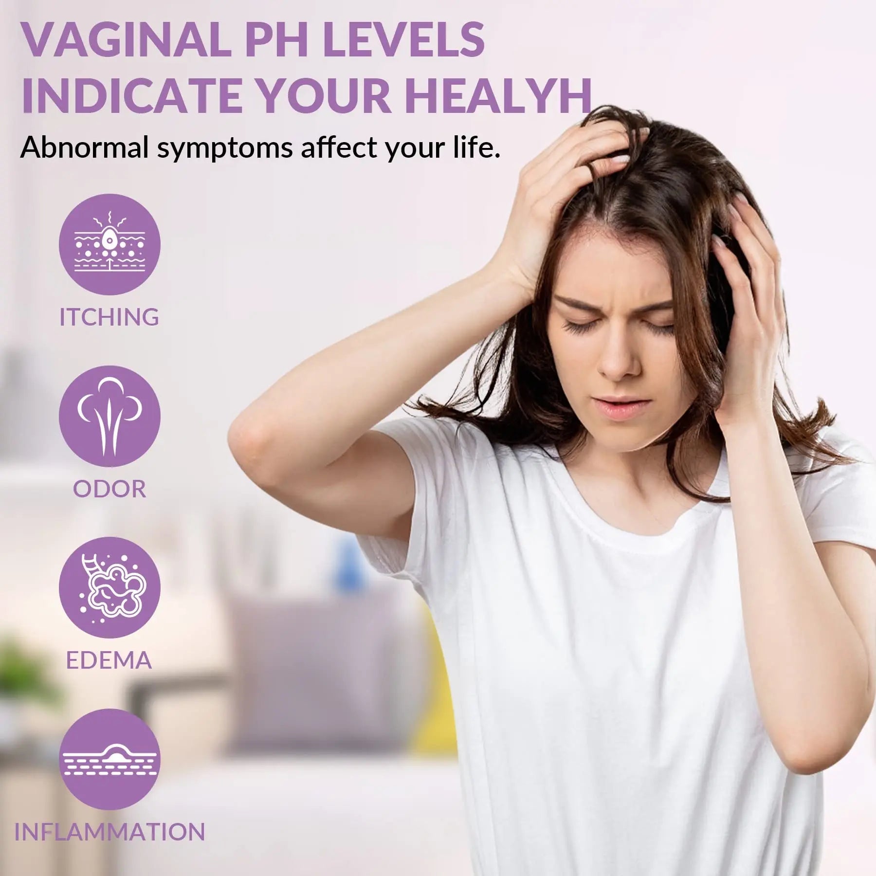 Yeast Infection Test for Women, 50 Count Vaginal pH Test Strips, BV Test Kit at Home SaySummer Au supplements