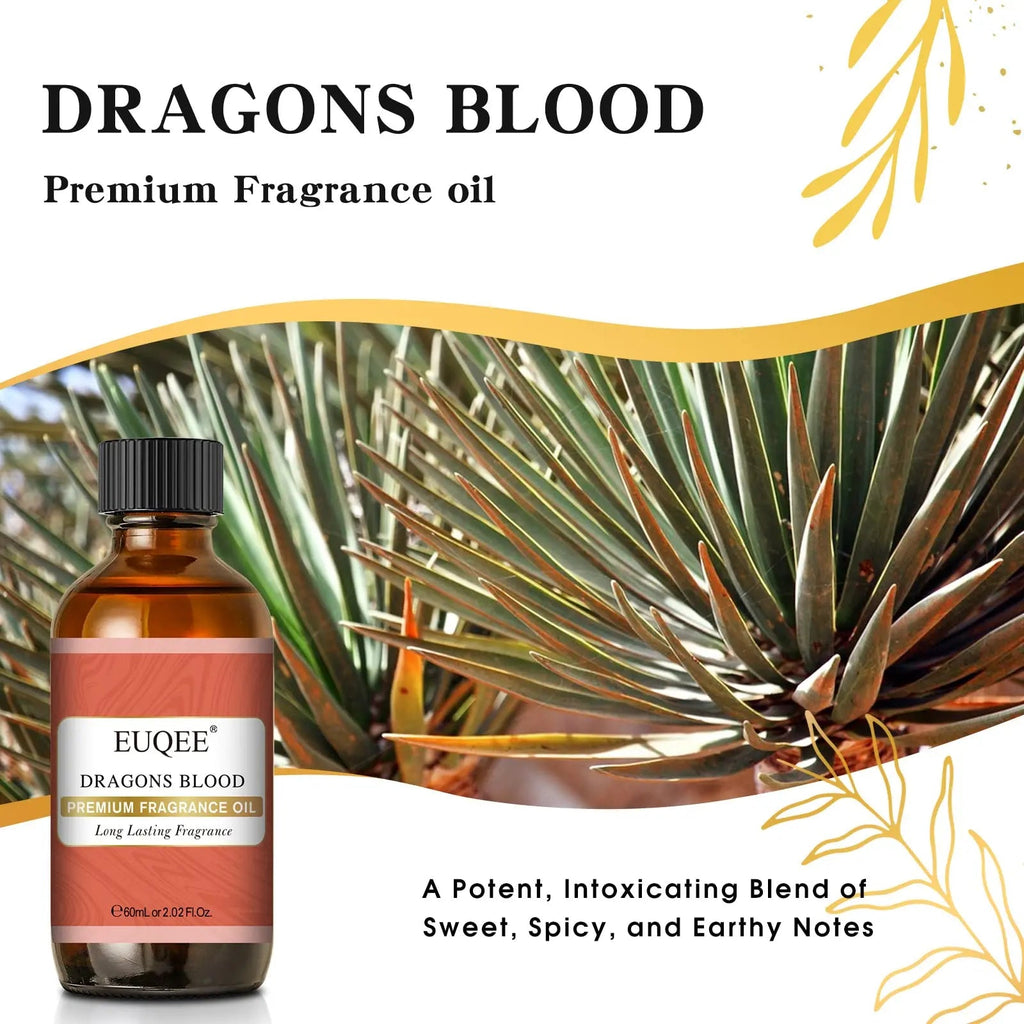EUQEE Dragons Blood Fragrance Oils, 60ml Scent Essential Oils with Glass Dropper for Diffusers EUQEE Au supplements