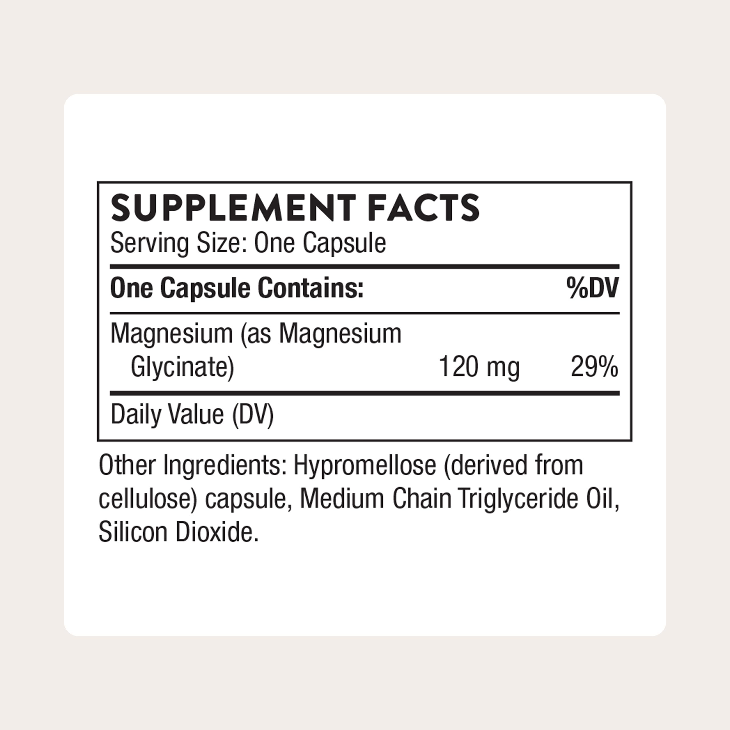 THORNE - Magnesium Glycinate - Supports Restful Sleep, Muscle Relaxation, Heart Health & Metabolism* - Chelated Magnesium Capsules - Third-Party Certified