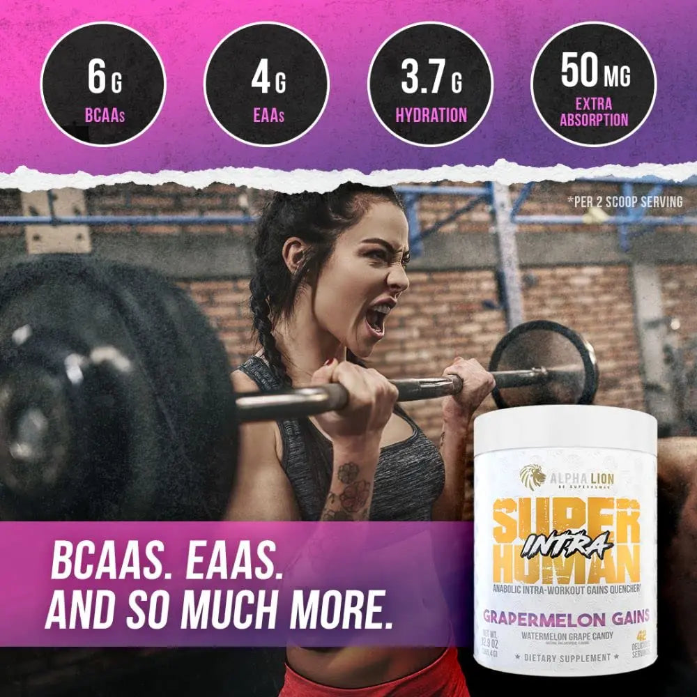 Alpha Lion Superhuman Intra Workout Powder for Men & Women, Amino Acids Drink ALPHA LION Au supplements
