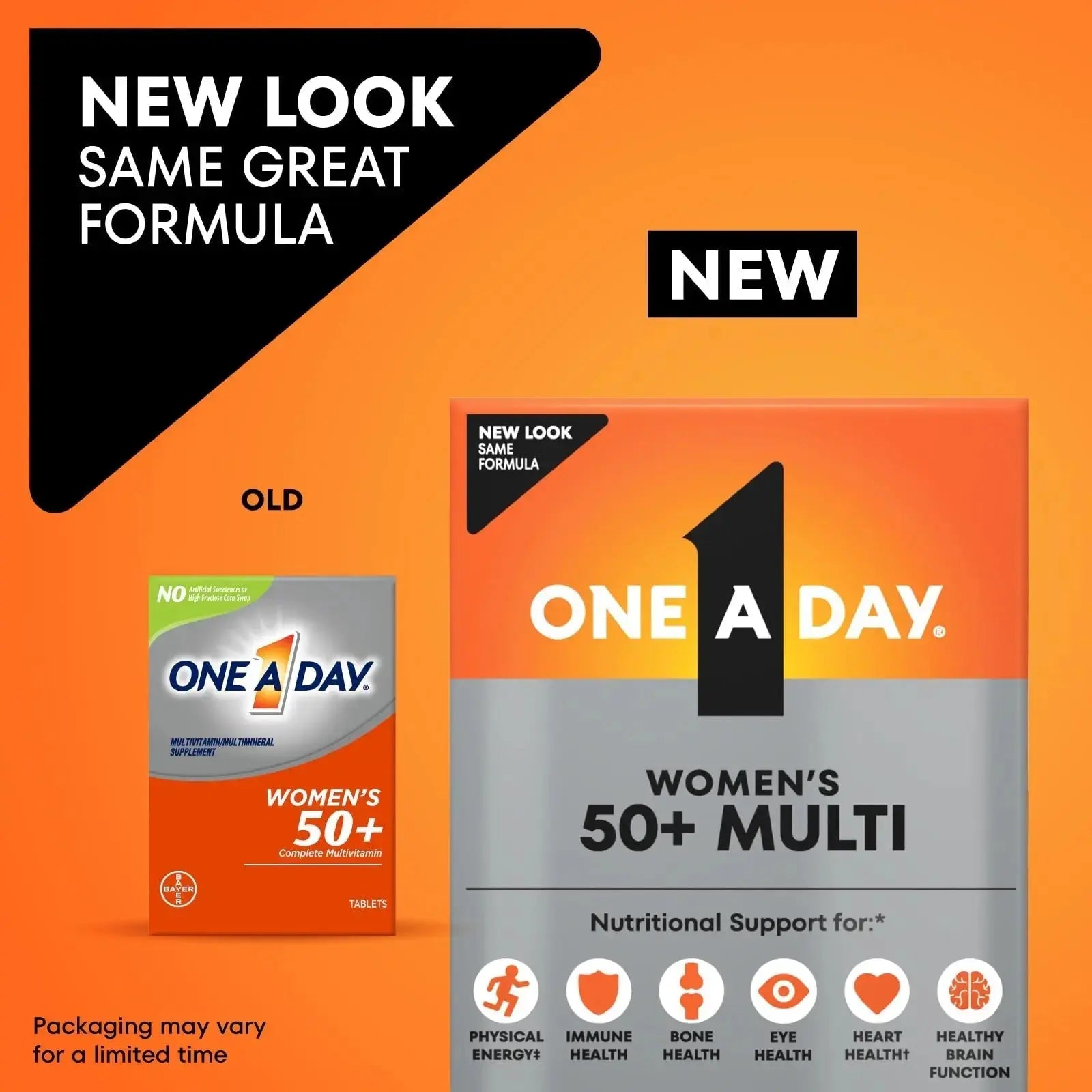 One A Day Multivitamin for Women 50 and Over Tablets, Womens Multivitamin 50 plus with Vitamins D, C, E, Zinc & Biotin, Daily Vitamins for Woman 50+, 65 Ct ONE A DAY Au supplements