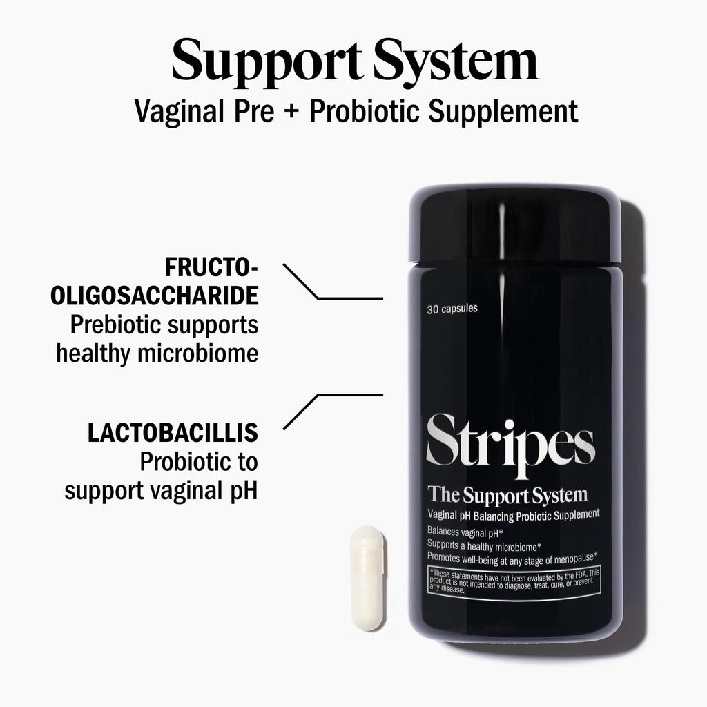 STRIPES by Naomi Watts - The Support System - Daily Vaginal Pre + Probiotic Maintains a Healthy pH STRIPES Au supplements