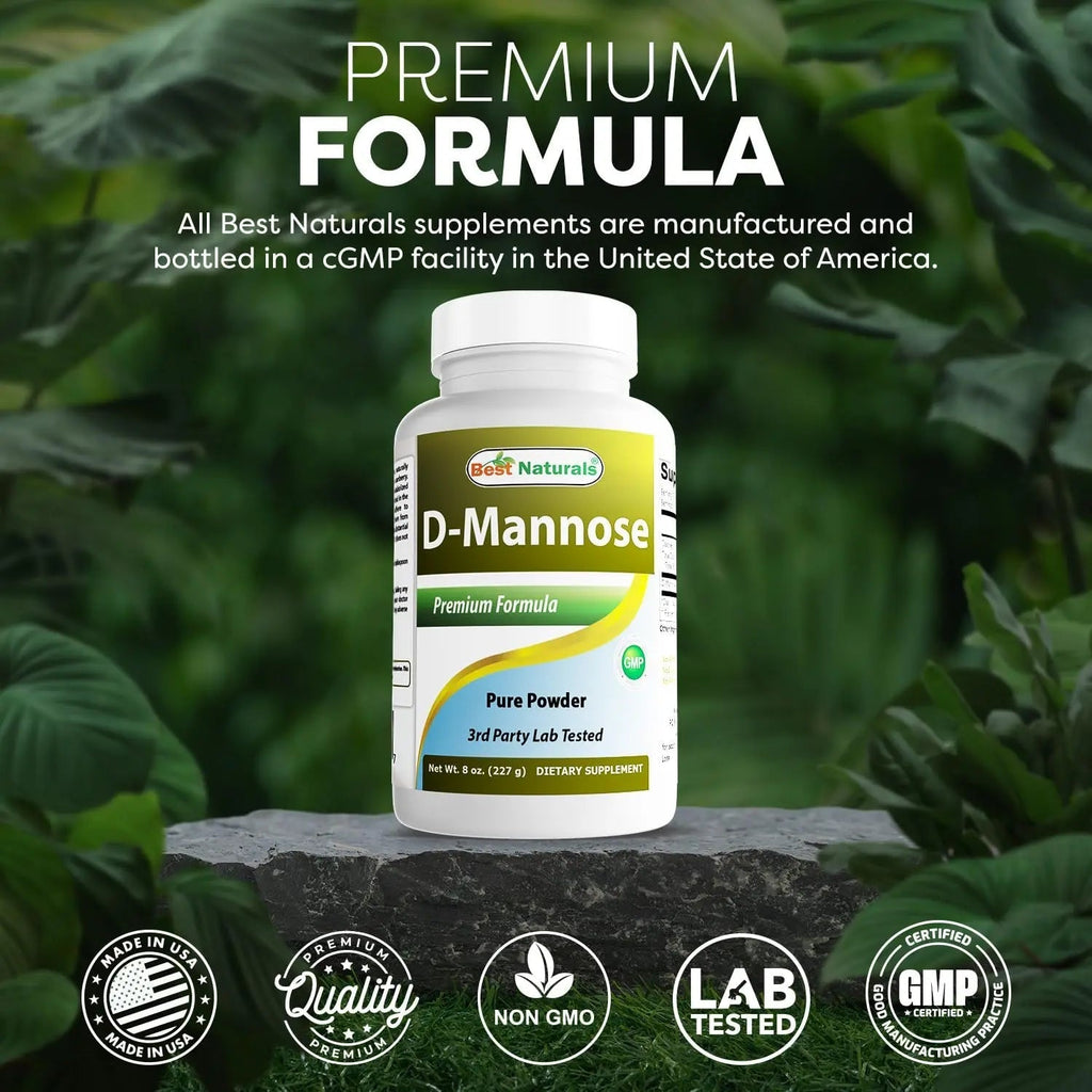 Best Naturals D-Mannose Pure Powder - Urinary Tract Cleanse Supplement - 8 OZ Best Naturals Au supplements