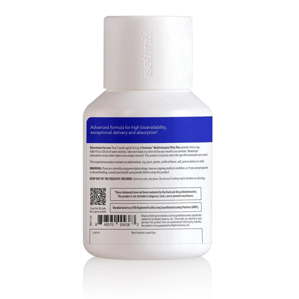 Isotonix Multivitamin Fifty Plus – Daily Multivitamin for Adults 50+ with B-Vitamins, Antioxidants, and Essential Nutrients Isotonix Au supplements