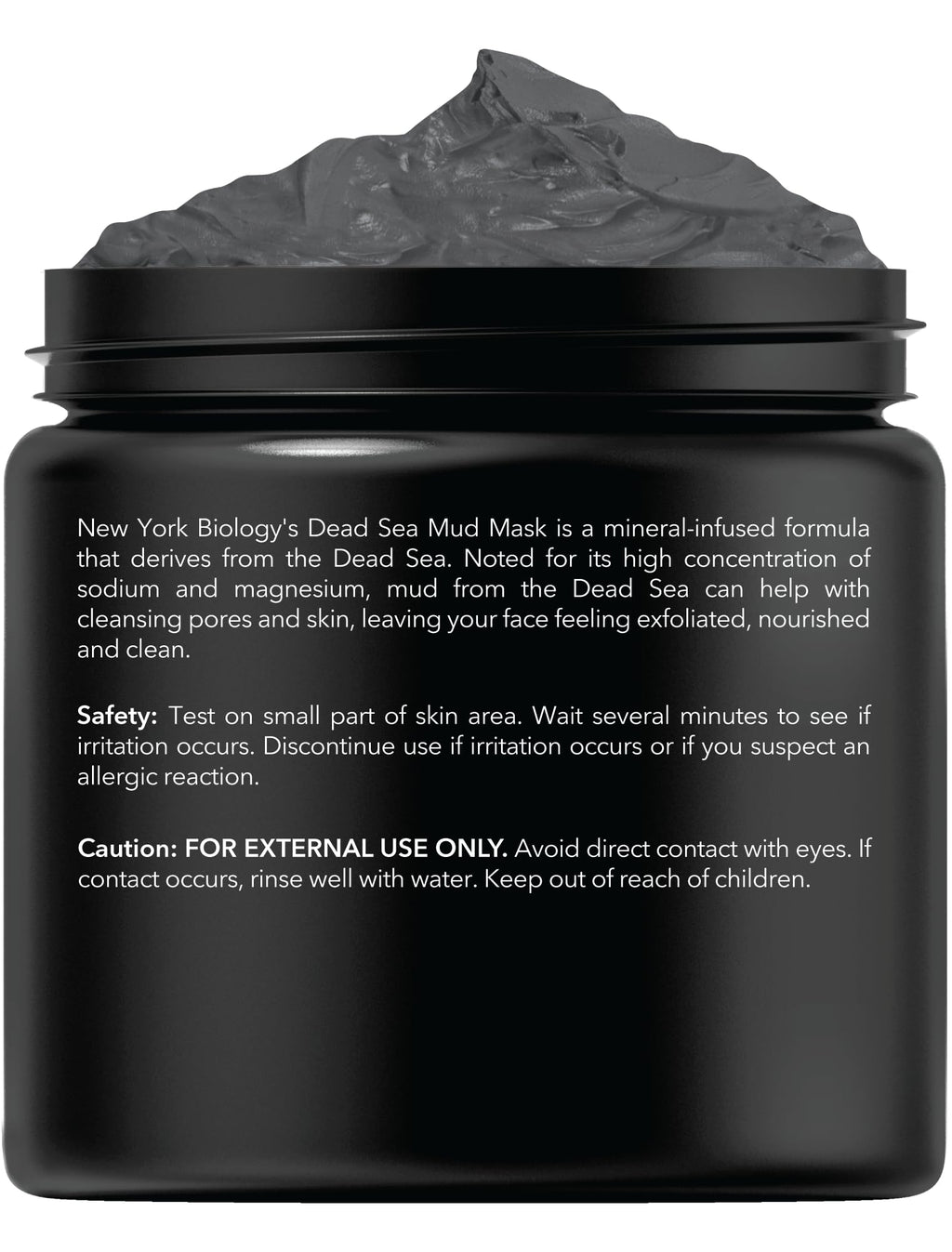 New York Biology Dead Sea Mud Mask for Face and Body | Spa Quality Pore Refiner for Oily Skin | Natural Skincare for Women & Men
