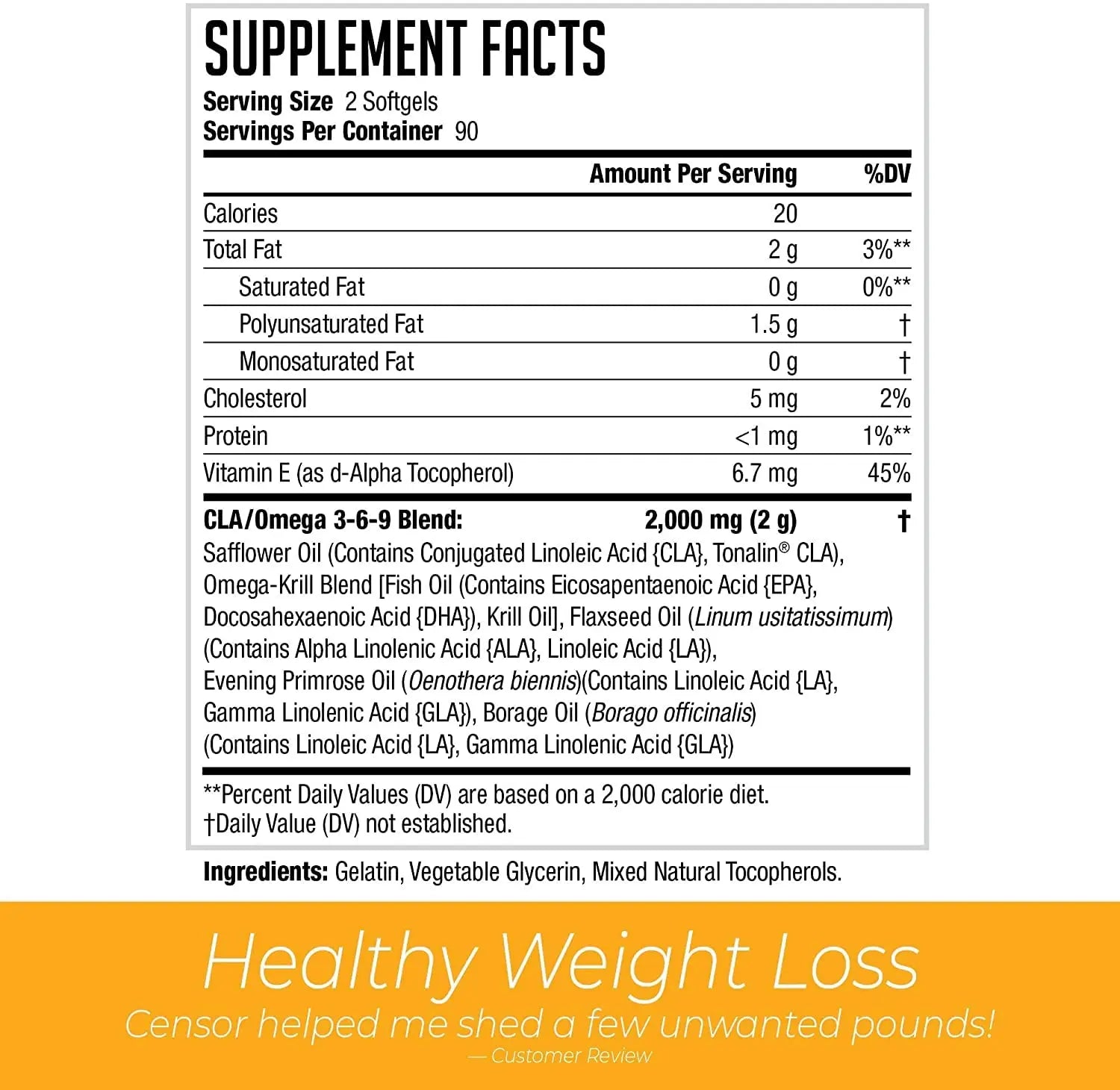 Censor NDS Nutrition Fat Loss and Body Toner with CLA, Fish Oil, Safflower and Omega 3-6-9 Blend Censor Au supplements