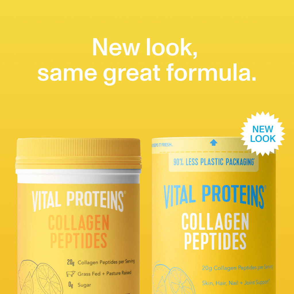 Vital Proteins Collagen Peptides Powder, Collagen Supplements, Hair & Skin Health, 14 Servings, Lemon