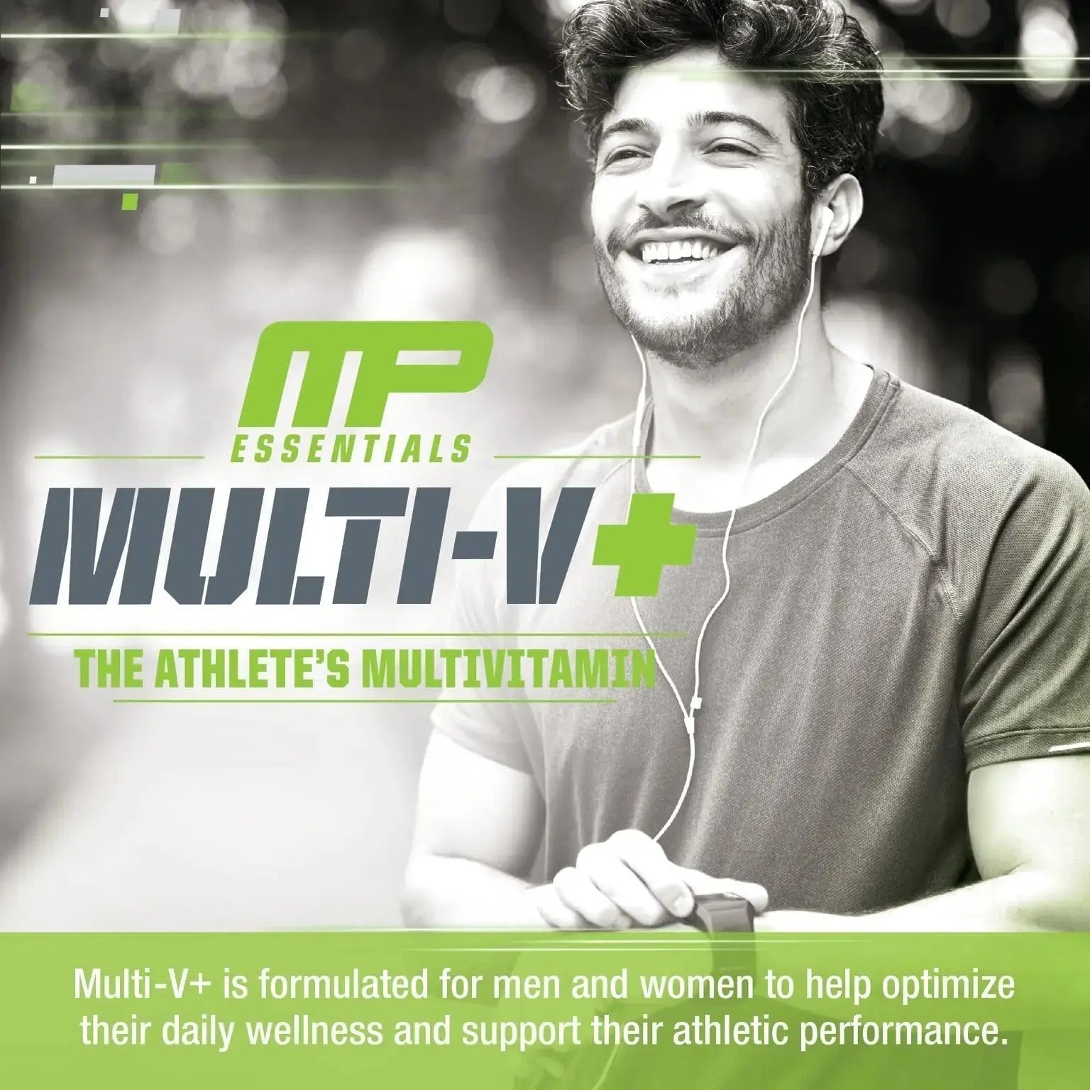 Muscle Pharm Essentials Multi-V+, The Athlete's Multi-Vitamin, Enhanced Energy, Performance & Immune Health, Daily Multivitamin for Men & Women Muscle Pharm Au supplements