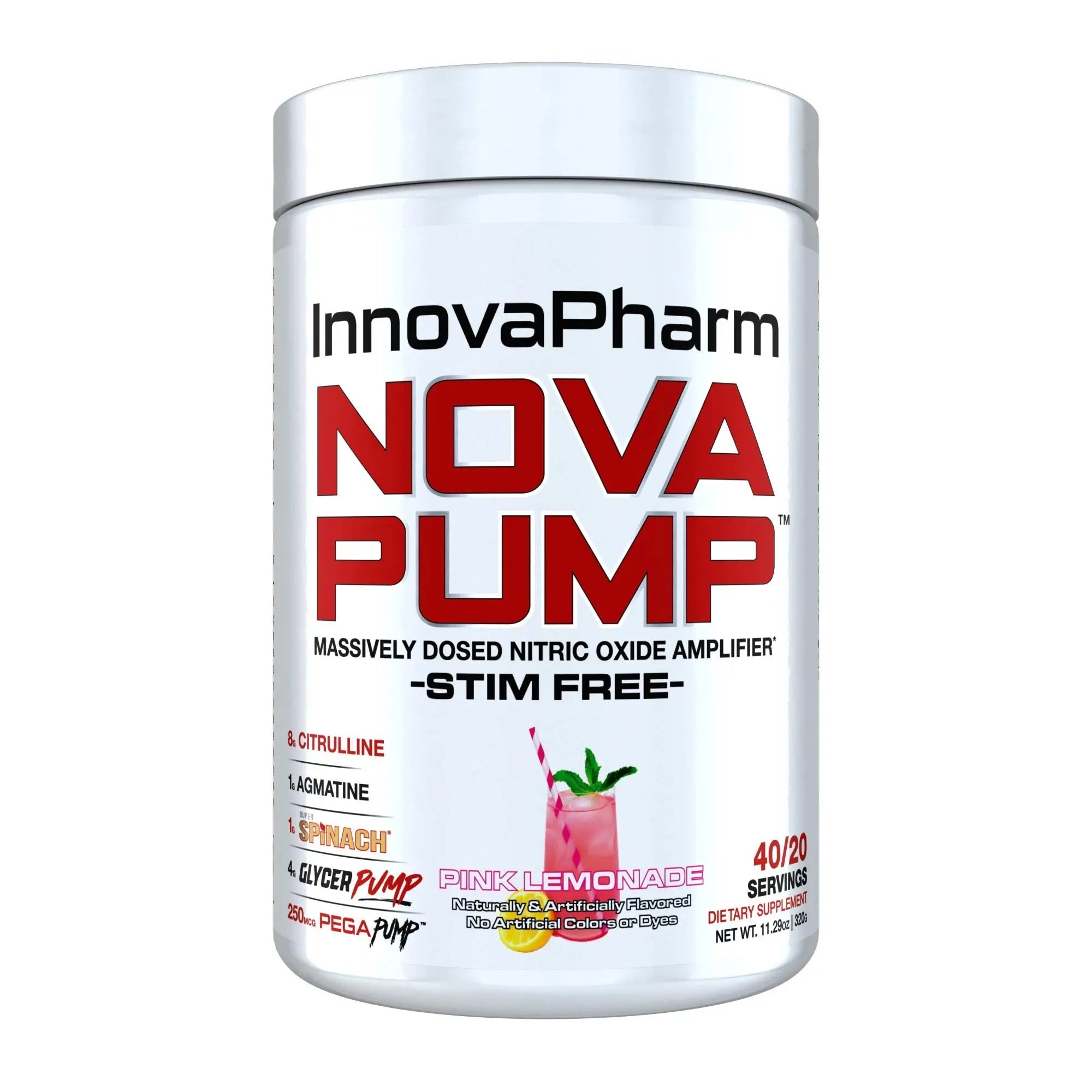 InnovaPharm NOVAPUMP (Pink Lemonade) - 11.2 Ounces InnovaPharm Au supplements