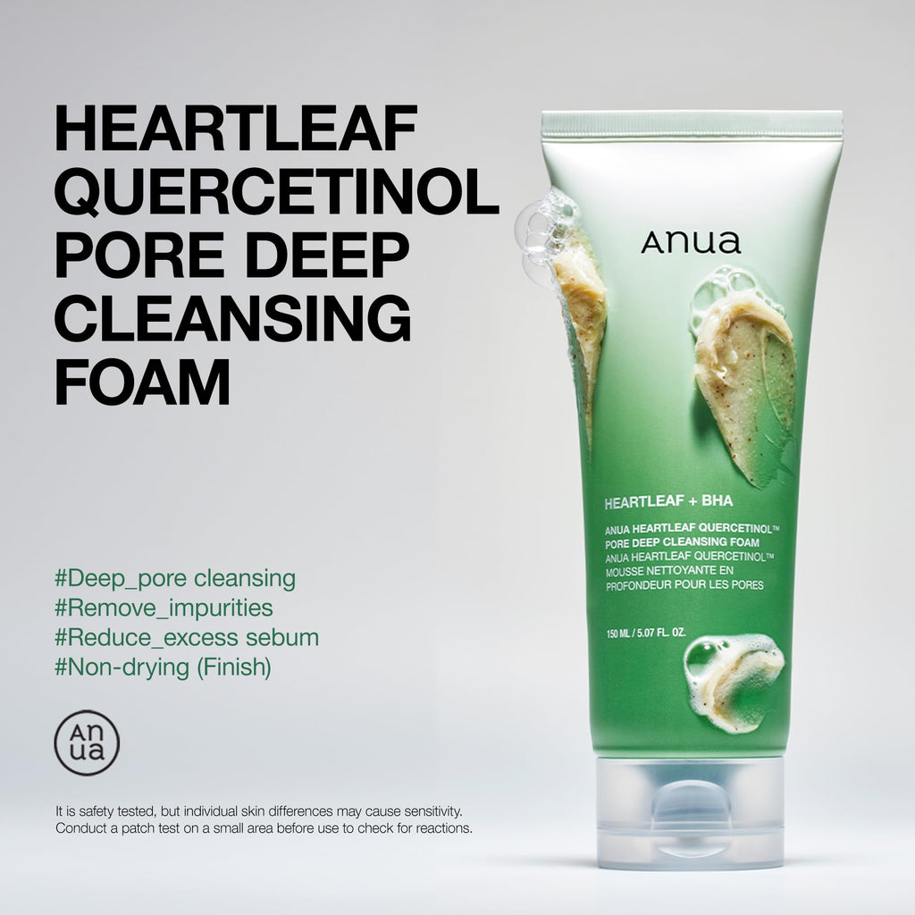 Anua 3-Step Glass Skin Beginner Set, Oil Cleanser and Face Wash with Facial Serum, Double Cleansing Daily