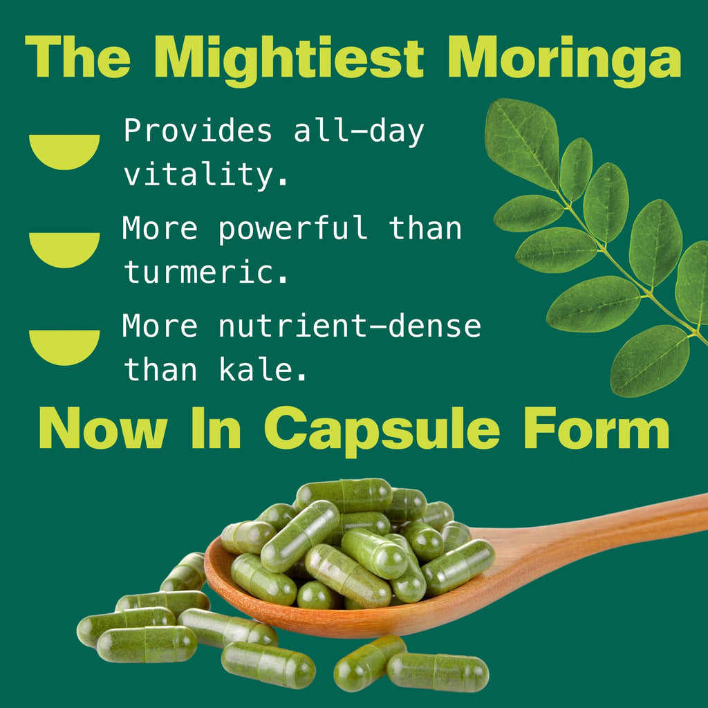 KULI KULI Organic Pure Moringa Capsules, 60 CT