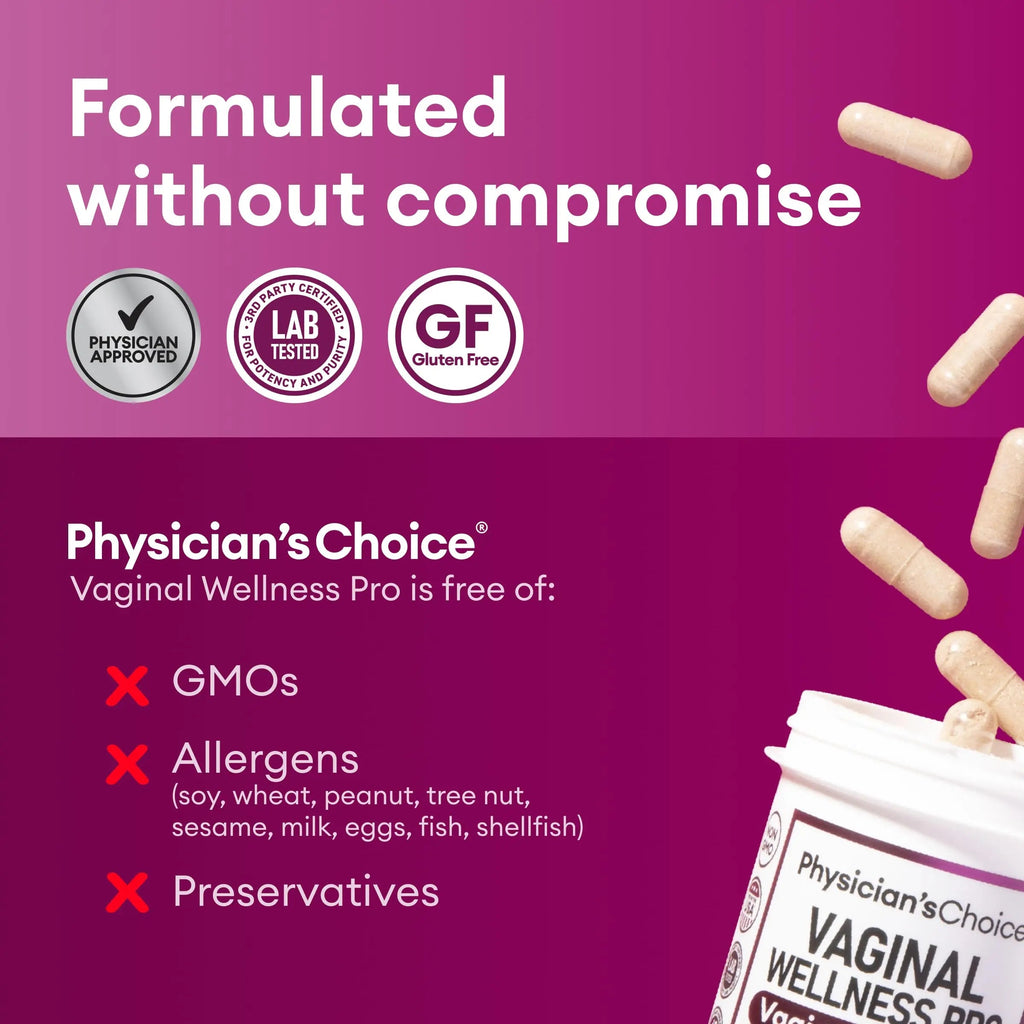 Physician's Choice Vaginal Probiotics for Women - Unique with Licorice Root - PH Balance Physician's Choice Au supplements