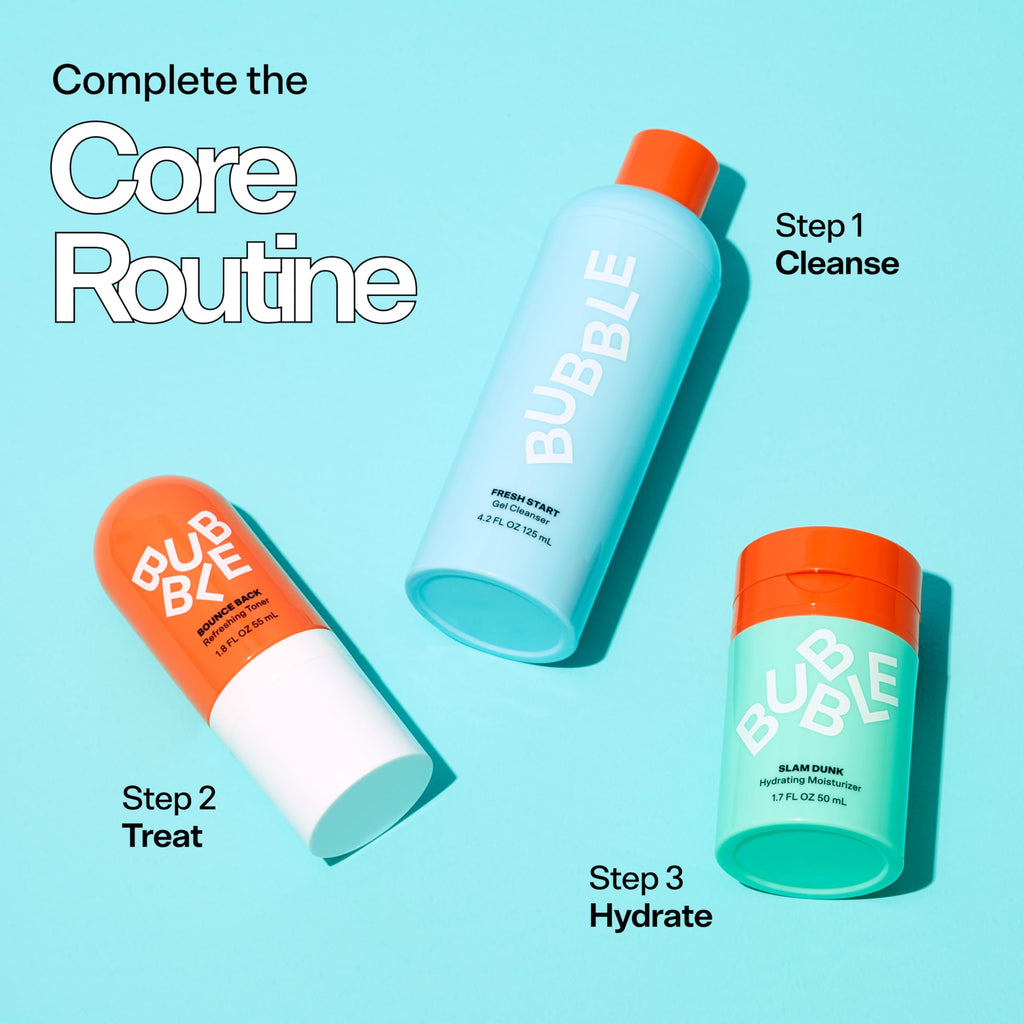 Bubble Skincare Slam Dunk Hydrating Face Moisturizer - Travel Size Lightweight Face Lotion