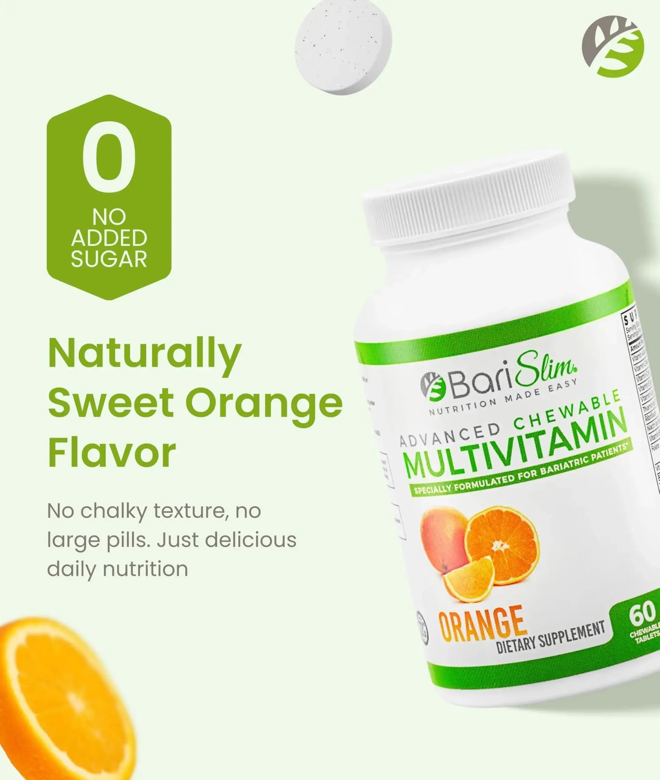 BariSlim Advanced Chewable Bariatric Multivitamin Tablets - Bariatric Vitamin and Supplement for Post Bariatric Surgery Including Gastric BariSlim Au supplements