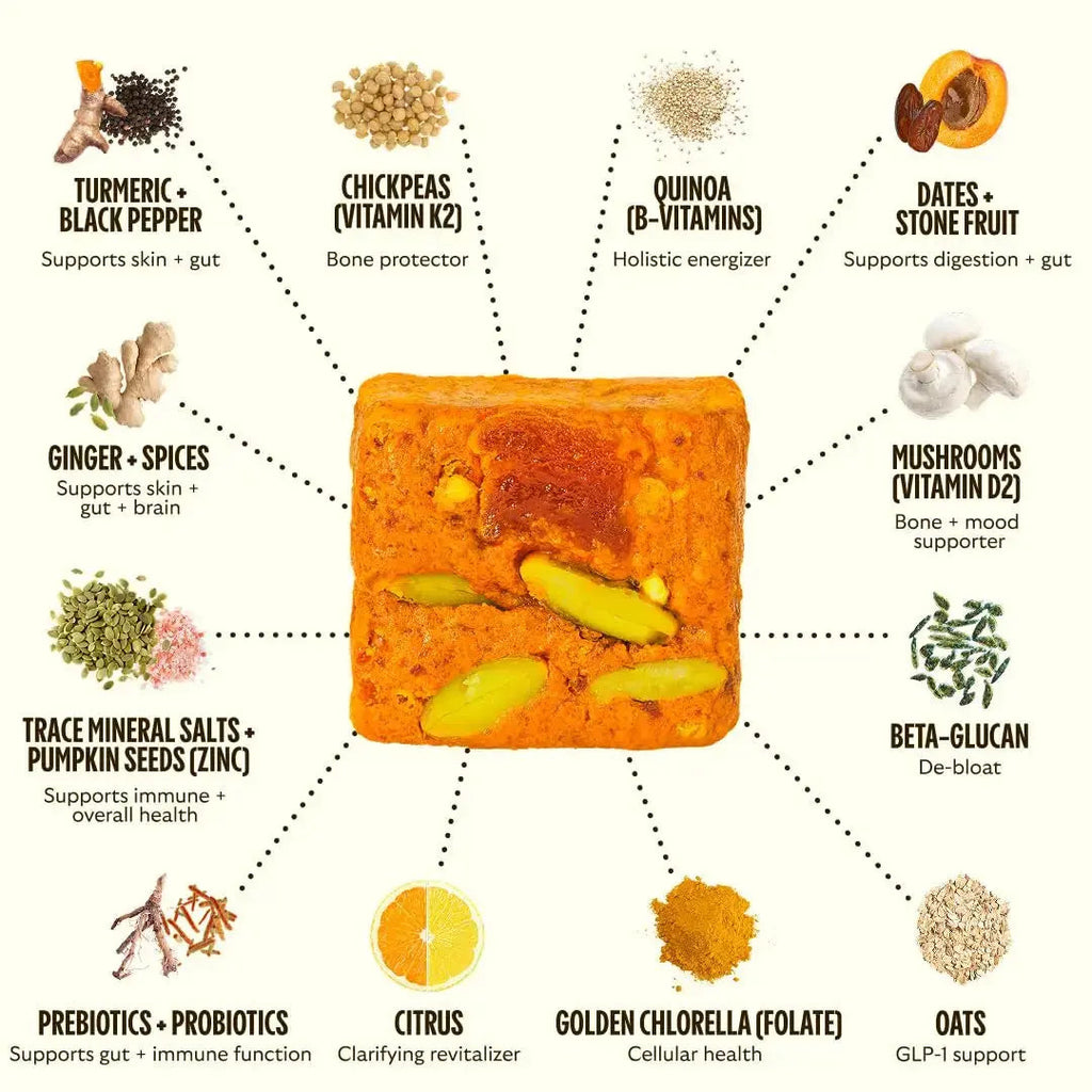 GEM Daily Bite for Women & Men, with 20+ Vitamins, Minerals & Superfoods Like Zinc, Vitamin D, B-Complex, K, Turmeric, Fiber & Prebiotics GEM Au supplements