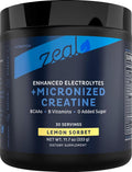 Zeal Naturals Creatine with Electrolytes & Brain Health Nootropics - 30 Servings | Women's Support for Energy, Strength, Focus, & Hydration with B Vitamins | Lemon Sorbet | Zero Sugar No Bloat Formula Zeal Naturals Au supplements