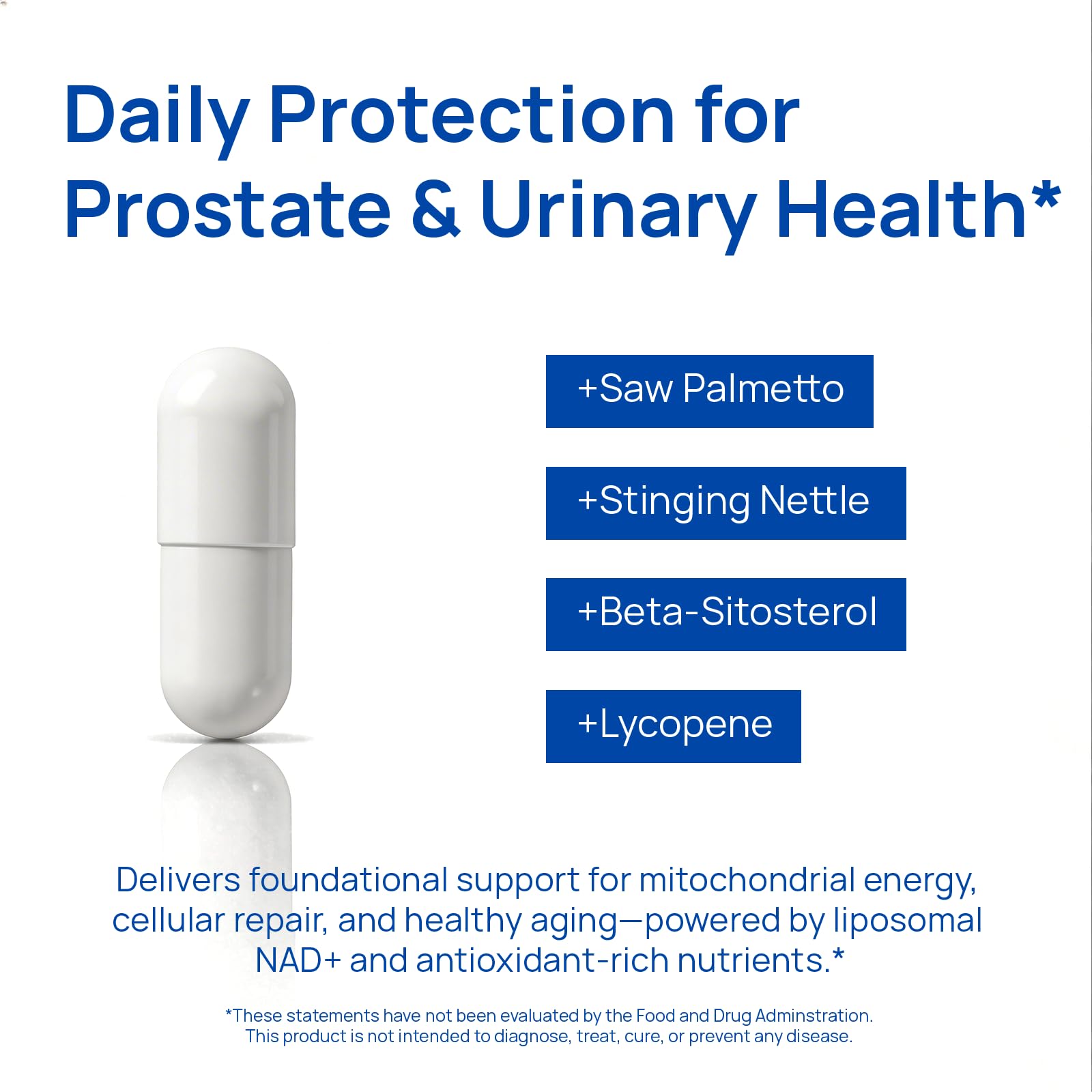 Liposomal NAD Supplement for Men – NMN Supplement Nitric Oxide Prostate Health Supplements with Resveratrol, CoQ10, L Citrulline and Lycopene for Anti-Aging & Cellular Energy Support 60 Capsules Selerb Au supplements