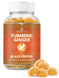 BeLive Turmeric Curcumin with Black Pepper & Ginger - 60 Gummies I Turmeric and Ginger BeLive Au supplements