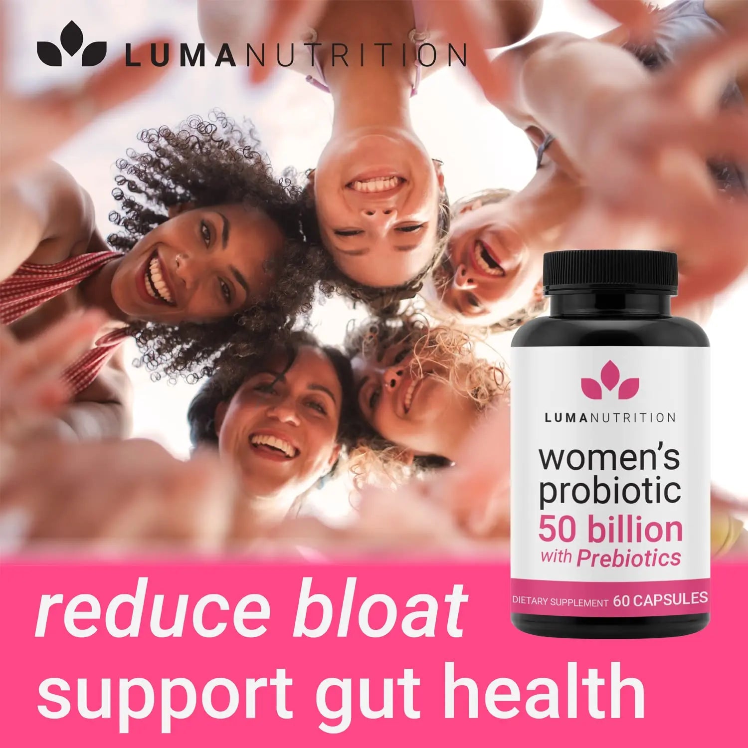 Luma Nutrition Probiotics for Women with Prebiotics - 50 Billion CFU - Formulated for Digestive Luma Nutrition Au supplements
