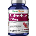 NusaPure Butterbur Extract 100mg per caps 200 Veggie Capsules (Non-GMO, Vegetarian, Vegan) NusaPure Au supplements