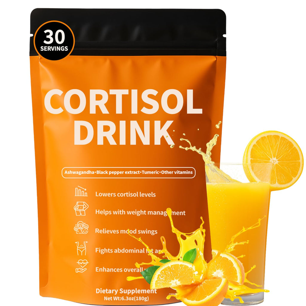 Rulinal Cortisol Drink Powder | Cortisol Supplements for Women | Ashwagandha, L-Theanine, Turmeric Root, Black Pepper Extract for Relax & Focus, Healthy Cortisol Levels, Mental Clarity, Vegan, 6.3oz Rulinal Au supplements
