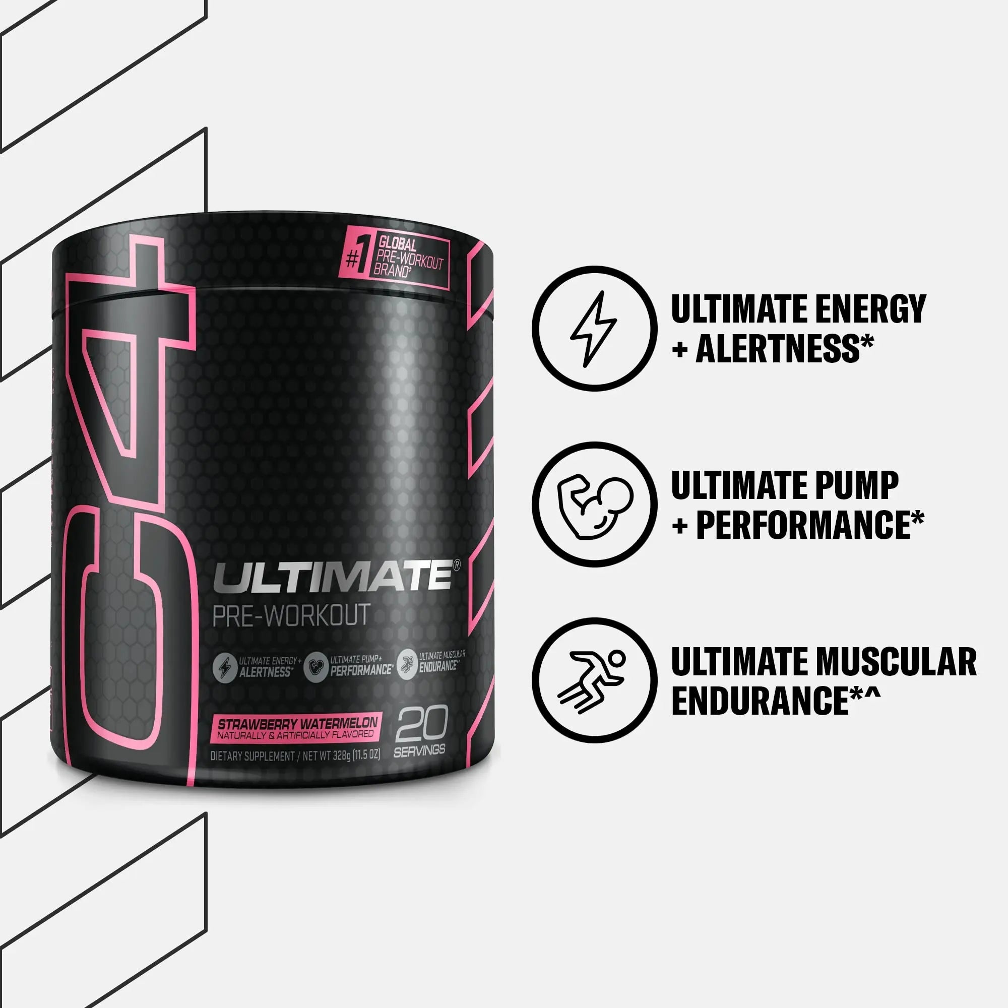 Cellucor C4 Ultimate Pre Workout Powder Strawberry Watermelon - Sugar Free Cellucor Au supplements