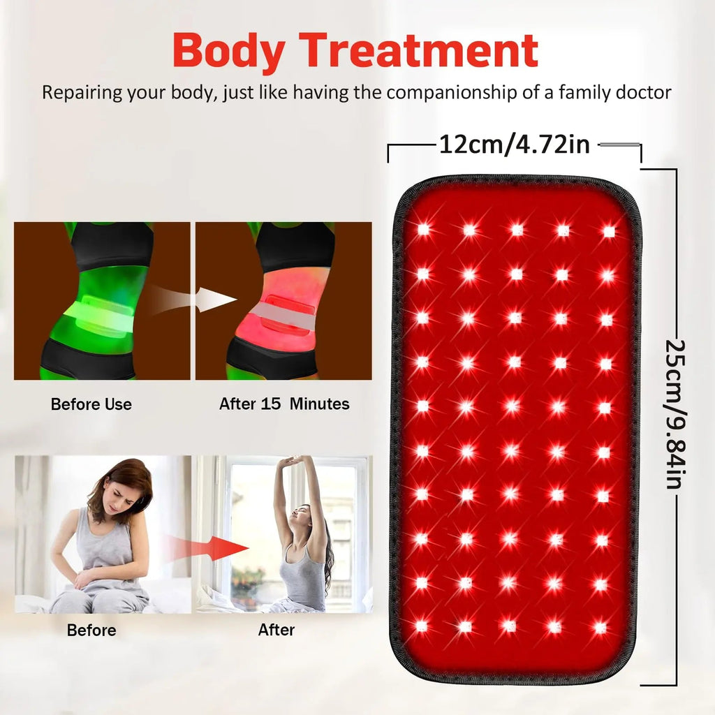 Red Light Therapy Belt, Infrared Light Therapy for Body, Wearable Wrap with Timer GMOWNW Au supplements