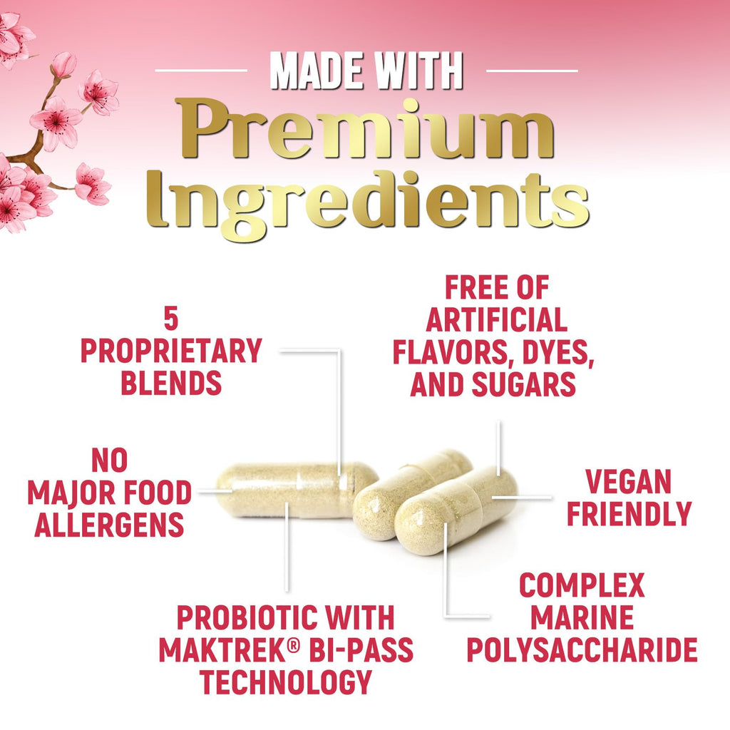 Menopause Supplement for Women - Natural Menopause Relief Support for Mild Hot Flashes & Night Sweats - Best Probiotics for Women, Dong Quai, Black Cohosh, Ashwagandha - Bottled in USA - 60 Capsules Nature's Nutrition Au supplements