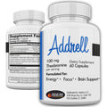 Focus Pep Addrell Energy Stimulant Pills- Natural Nootropic Brain Supplement Alternative Pill & Study Supplements Substitute to Elevate Mental Clarity for Women & Men OTC- 60 Mind Booster Capsules Focus Pep Au supplements